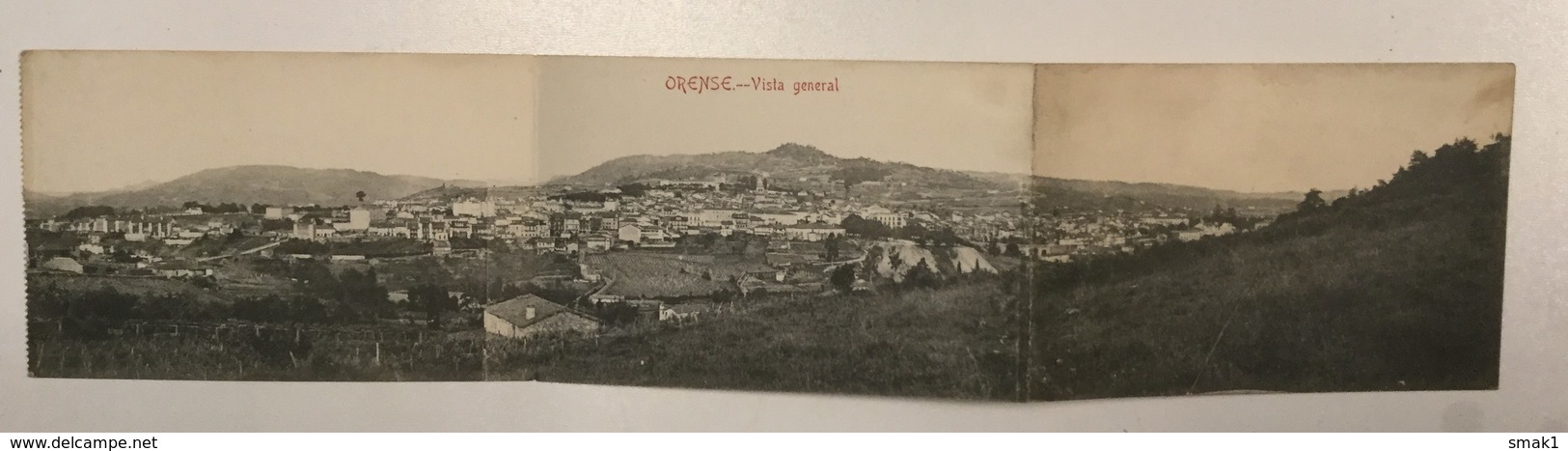 AK   ESPANA  SPAIN  ORENSE    TRIPLE POSTCARD RRRRRRRRRRRR - Orense