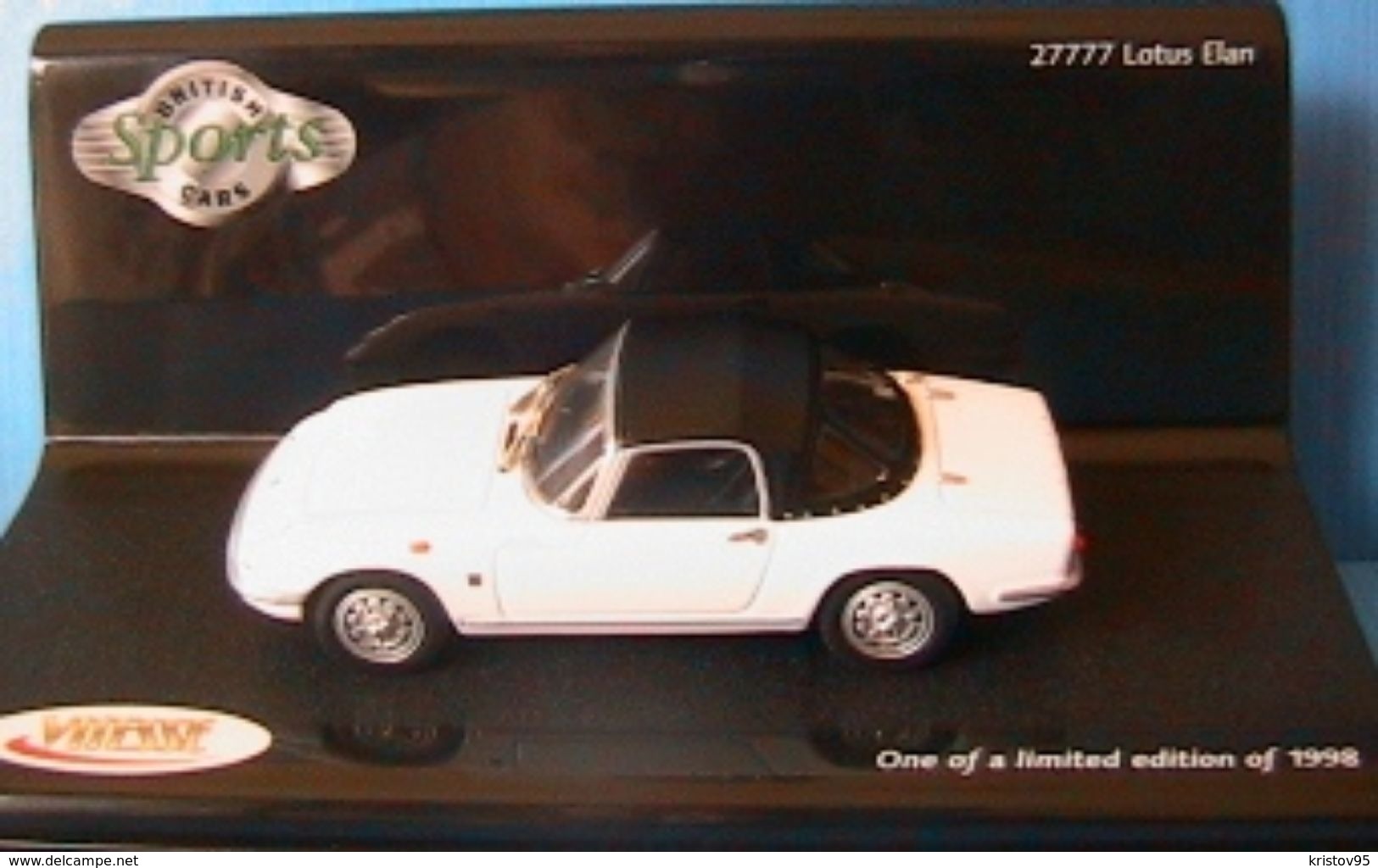 LOTUS ELAN CLOSED CIRRUS WHITE VITESSE 27777 1/43 BLANC Weiss CABRIOLET CAPOTE - Vitesse