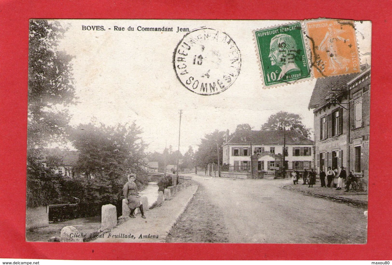 BOVES - Rue Du Commandant Jean  - 1924 - - Boves