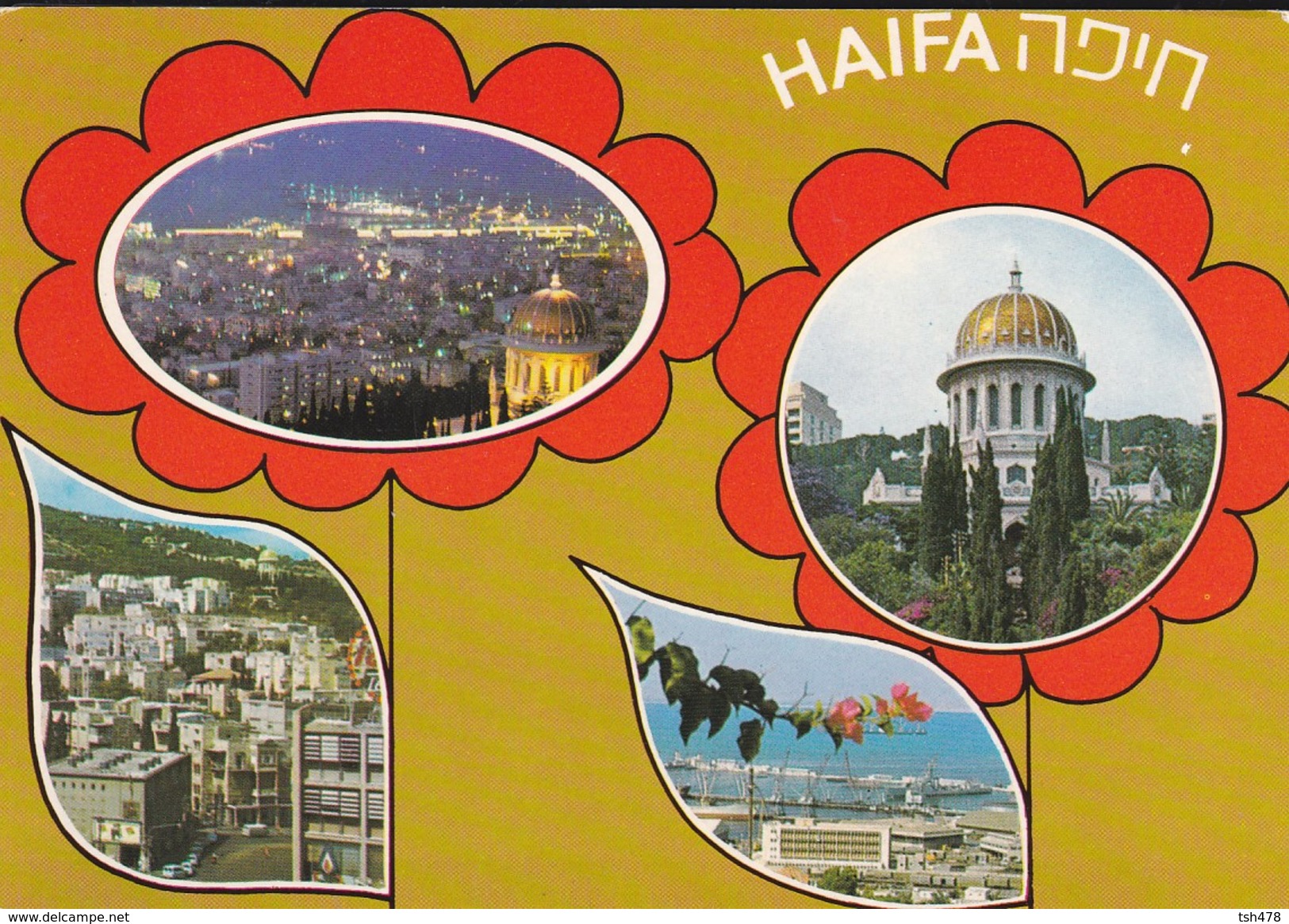 ISRAEL----HAIFA---multivues--voir  2 Scans - Israel