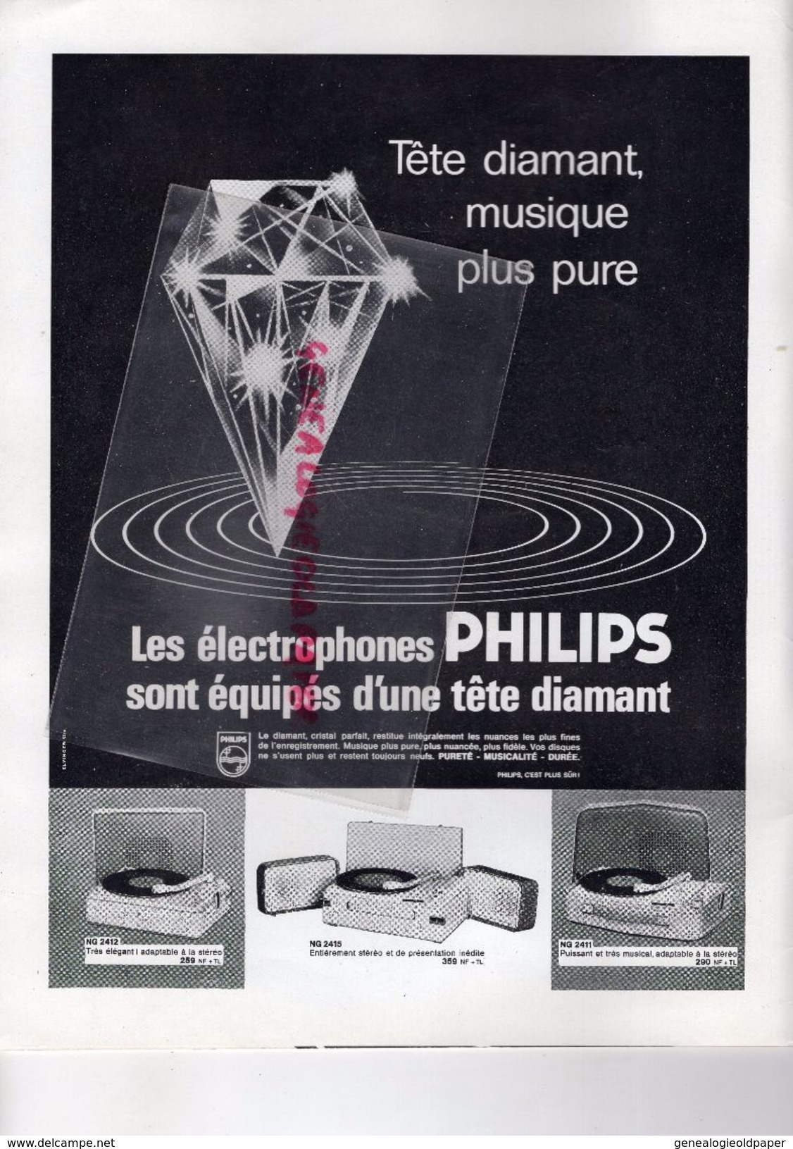 75- PARIS- PROGRAMME SALLE PLEYEL-11-1-1962- CYCLE CHOREGRAPHIQUE-ROSTISLAV HOFFMAN-MILORAD MISKOVITCH-DEBUSSY-LIDOVA