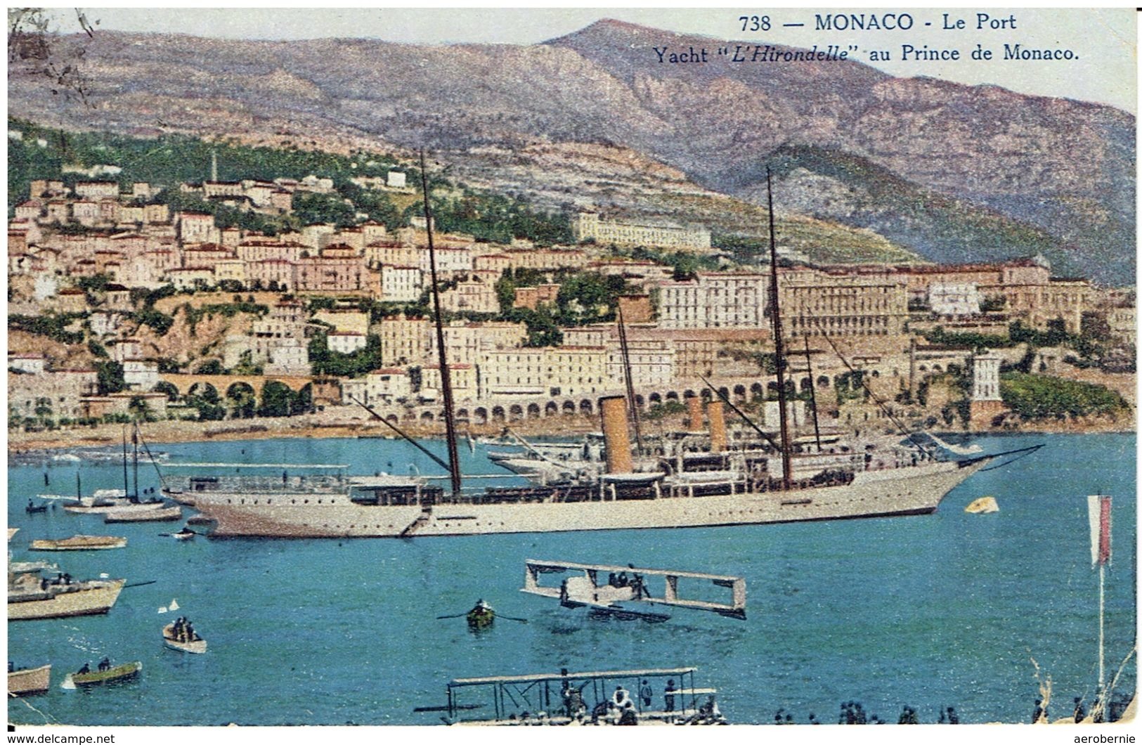 Monaco - Fürstliche Yacht "L'Hirondelle"  (1921) - Dampfer