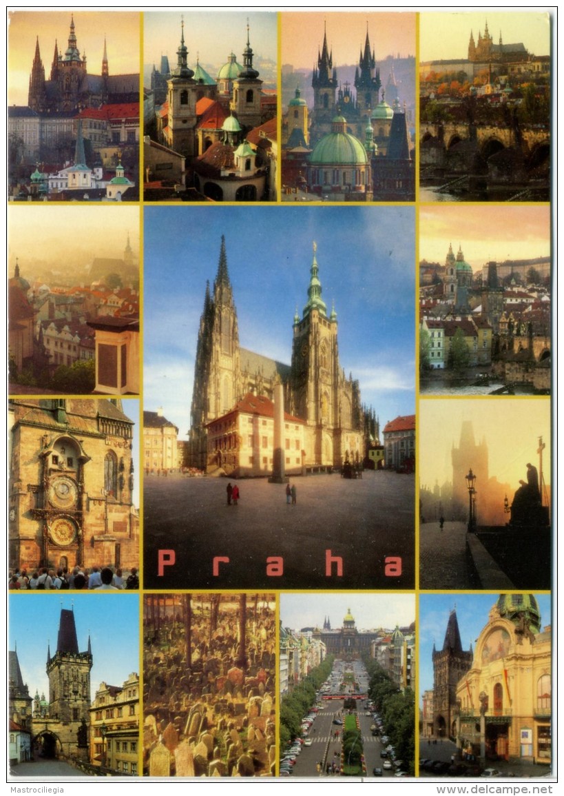 CZECH REPUBLIKA  PRAHA  Postcard  Used Stamp - Tchéquie