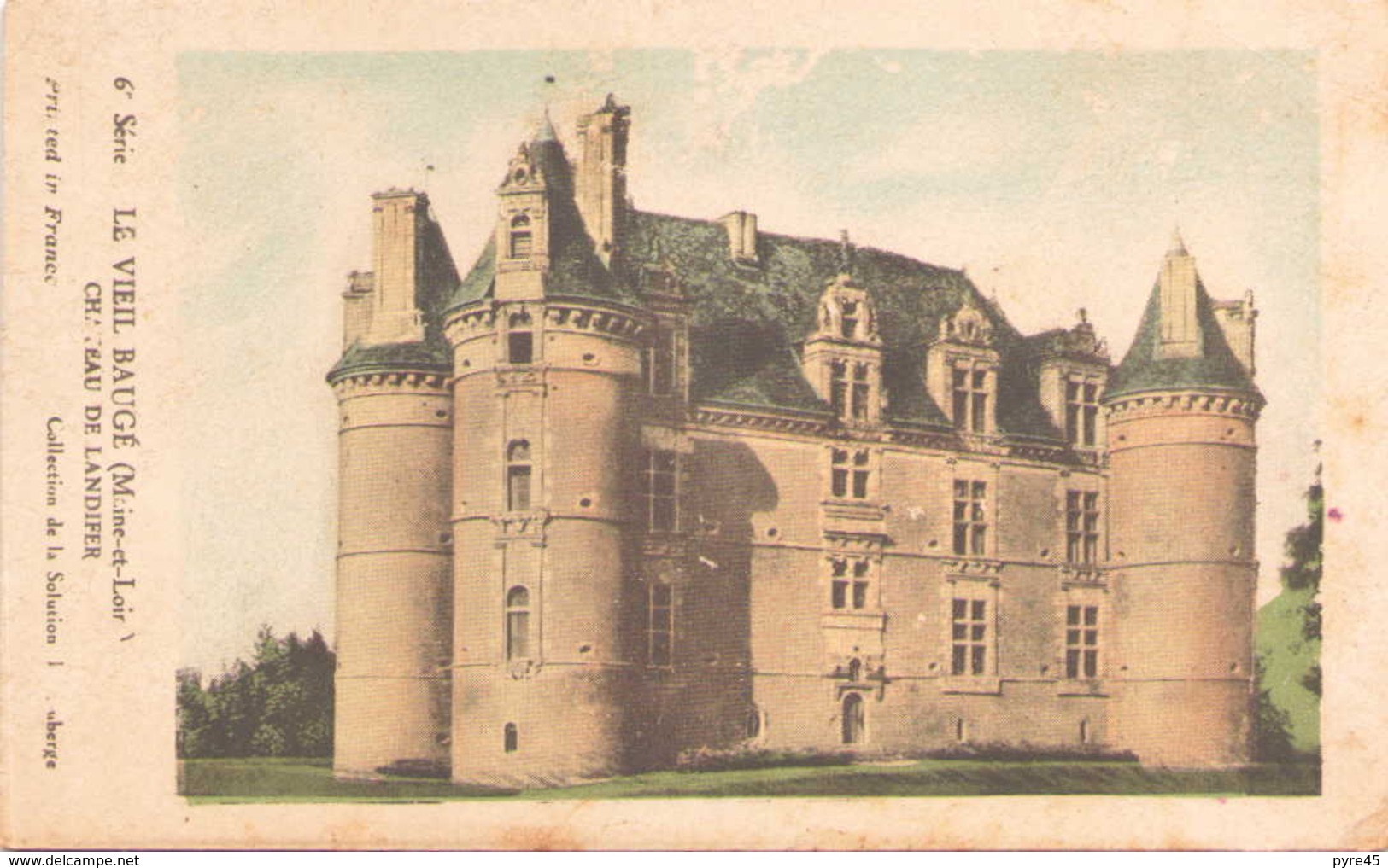 IMAGE LE VIEIL BAUGE CHATEAU DE LANDIFER - Histoire