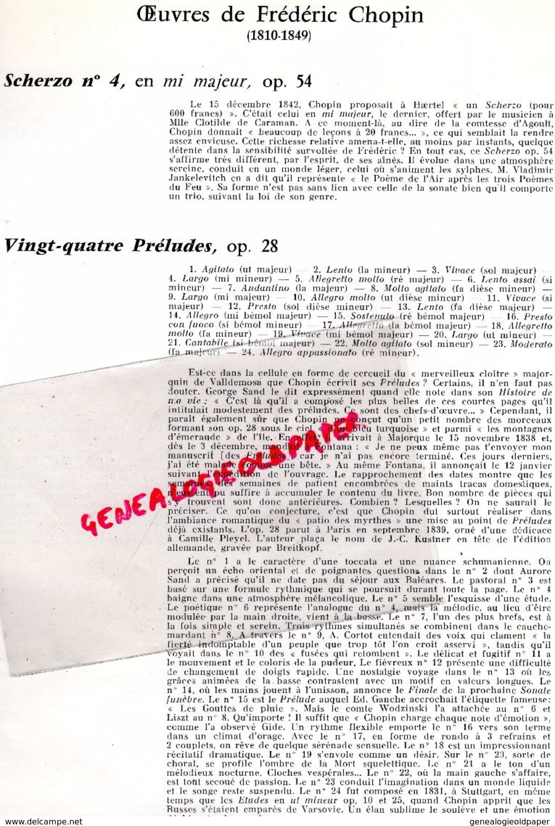 75- PARIS-PROGRAMME THEATRE CHAMPS ELYSEES-9-10-1964-RECITAL CHOPIN -JAN SMETERLINPIANO STEINWAY-SABENA BELGIAN AIRLINES - Programs