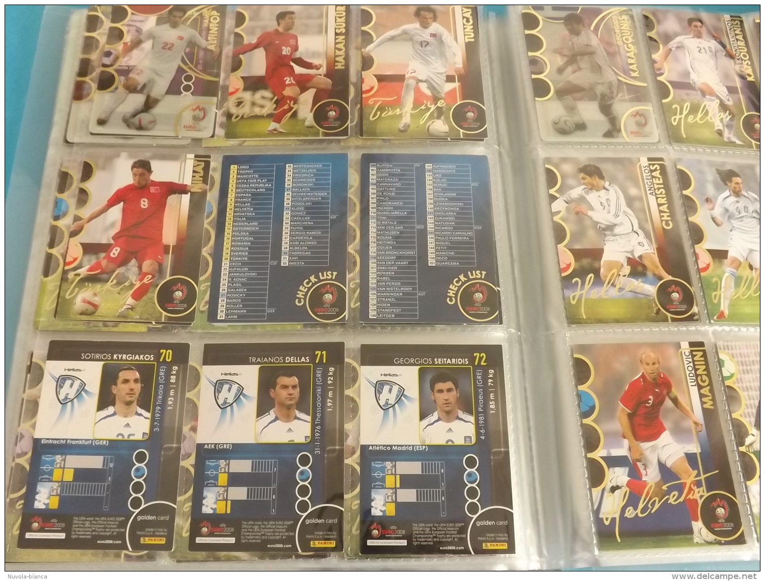 EURO 2008  SET COMPLETO CARDS DAL N 1 AL N 195 PANINI - Edizione Italiana