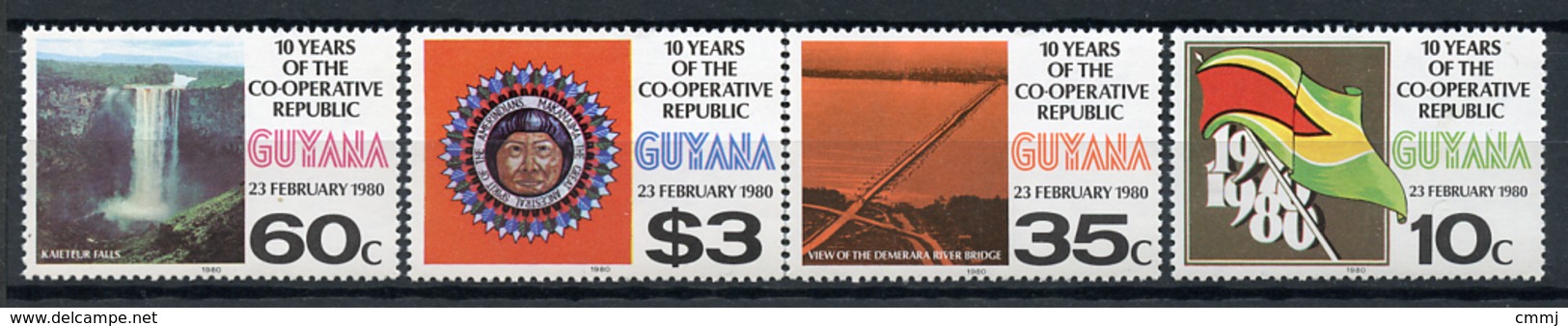 1980 -  GUYANA - Mi. Nr. 596/598 -  NH - (SAND1176.2) - Guyane (1966-...)