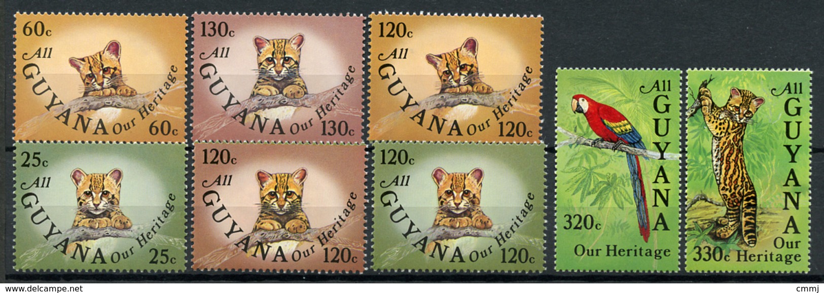 1985 -  GUYANA - Mi. Nr. 1299/1303 -  NH - (SAND1176.2) - Guiana (1966-...)