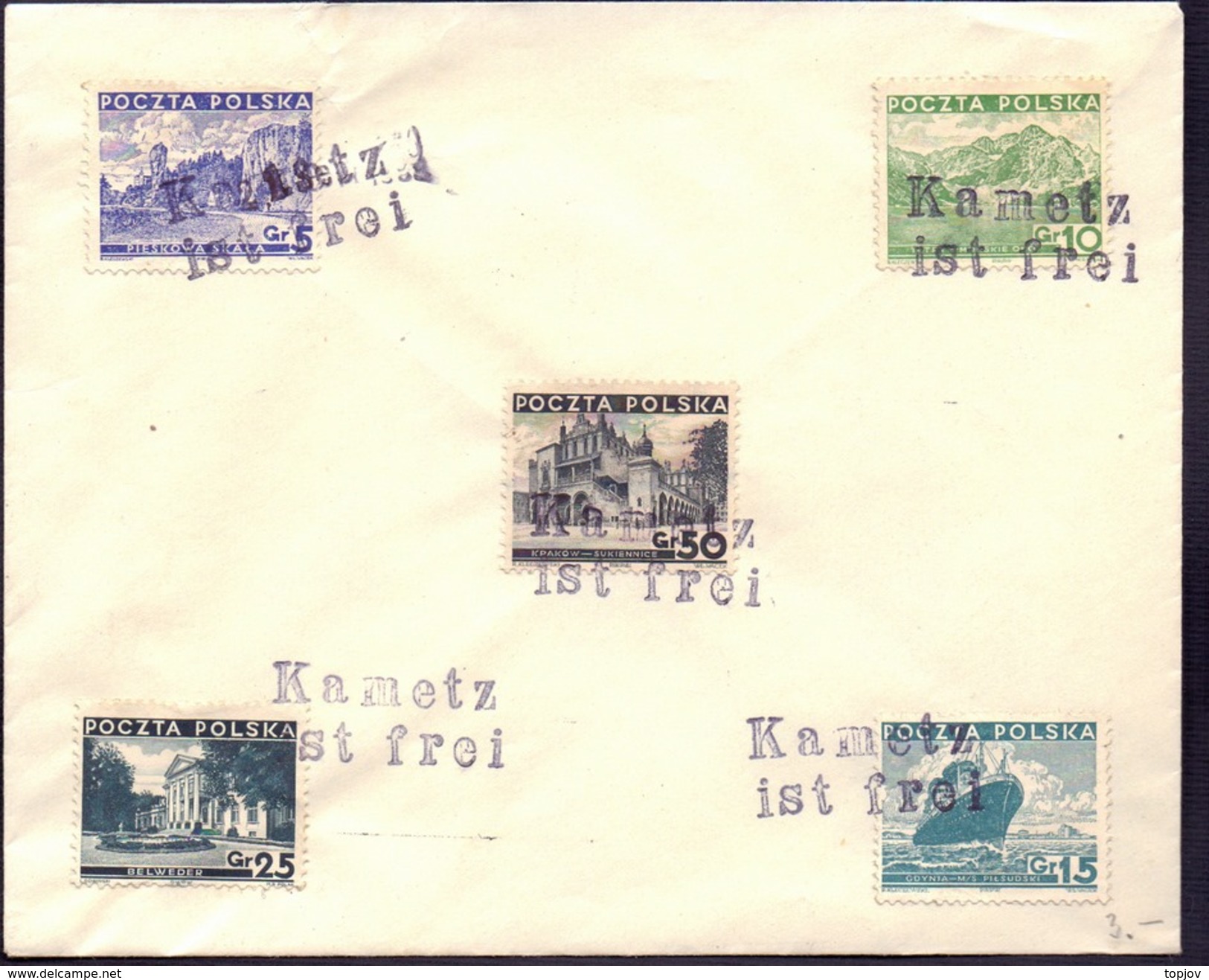 POLAND - OCCUPATE  NAZI - KOMETZ  IST  FREI - 21. SEPT. 1939 - Other & Unclassified