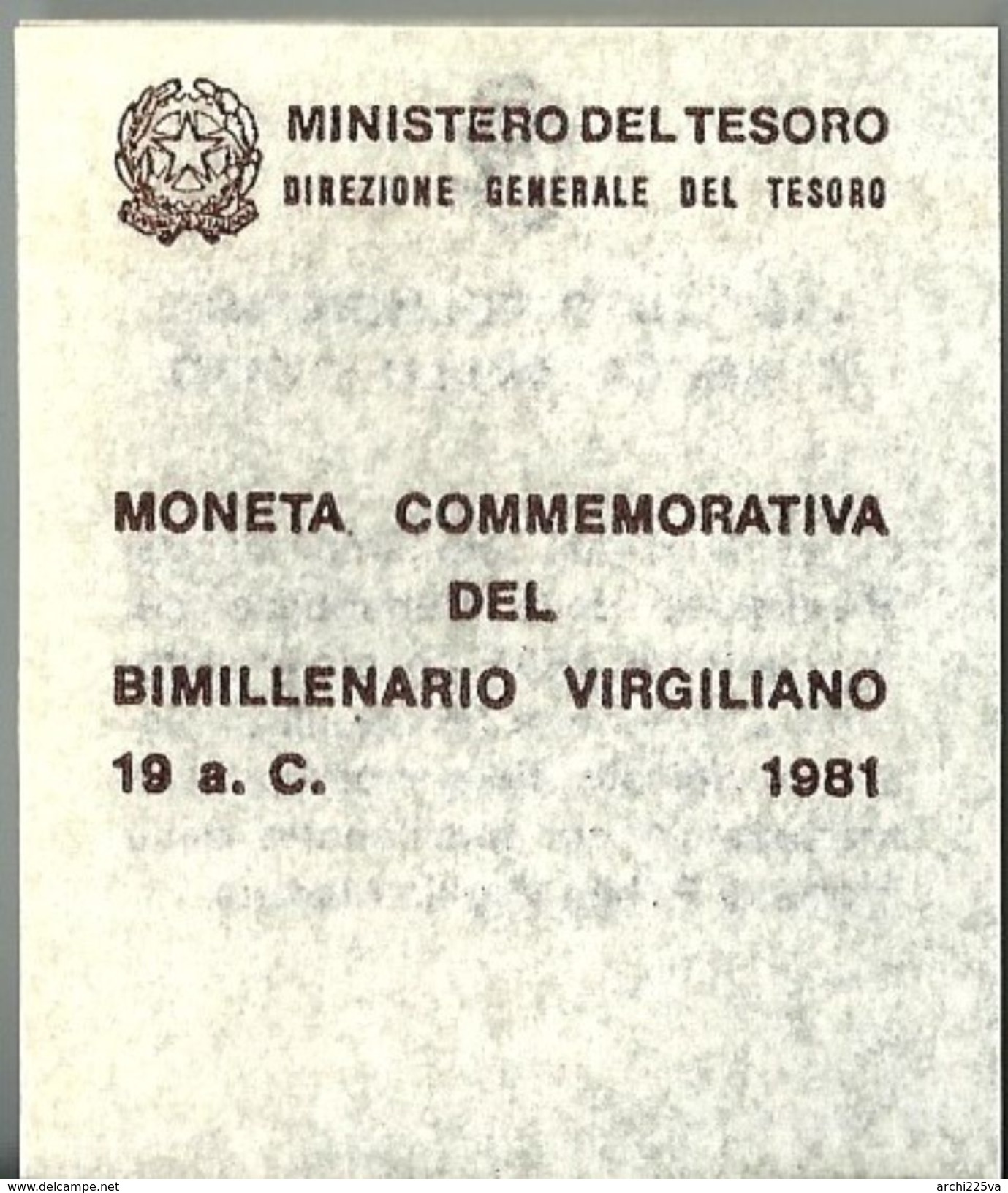 1981 ITALIA - VIRGILIO - 500 Lire FDC - Argento / Silver / Argent - Confezione Originale (4 Foto) - Set Fior Di Conio