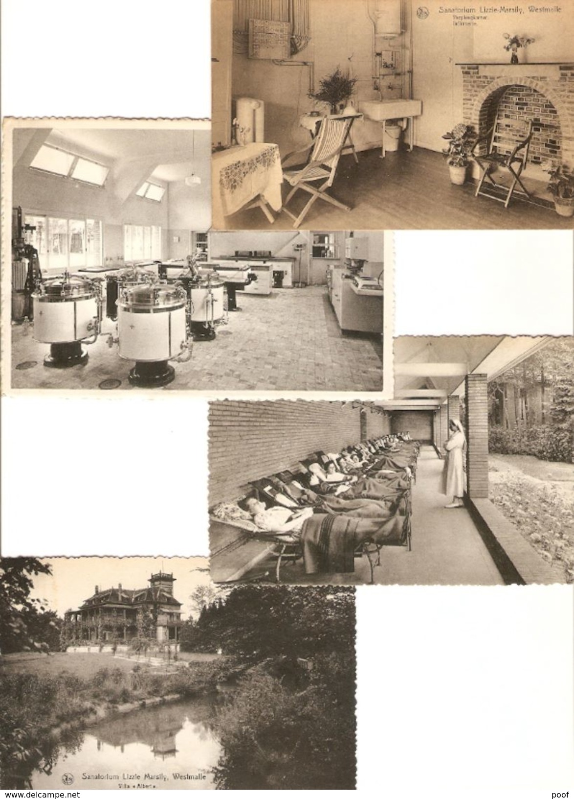 Westmalle : Sanatorium " Lizzie Marsily "   ---  11 Kaarten - Malle