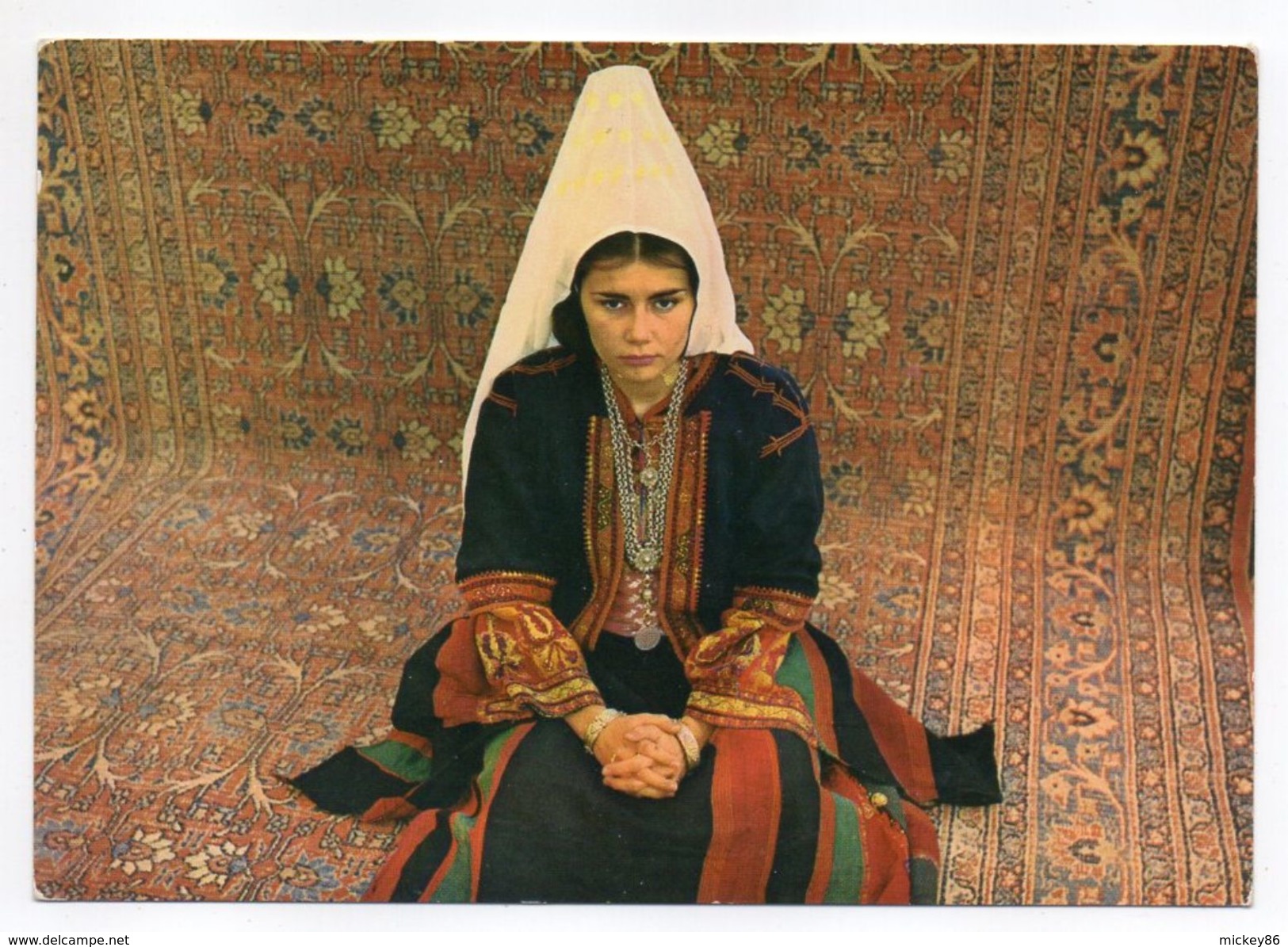Jordanie--Woman In Béthléhem Dress..(folklore,costume).... à Saisir - Jordanie