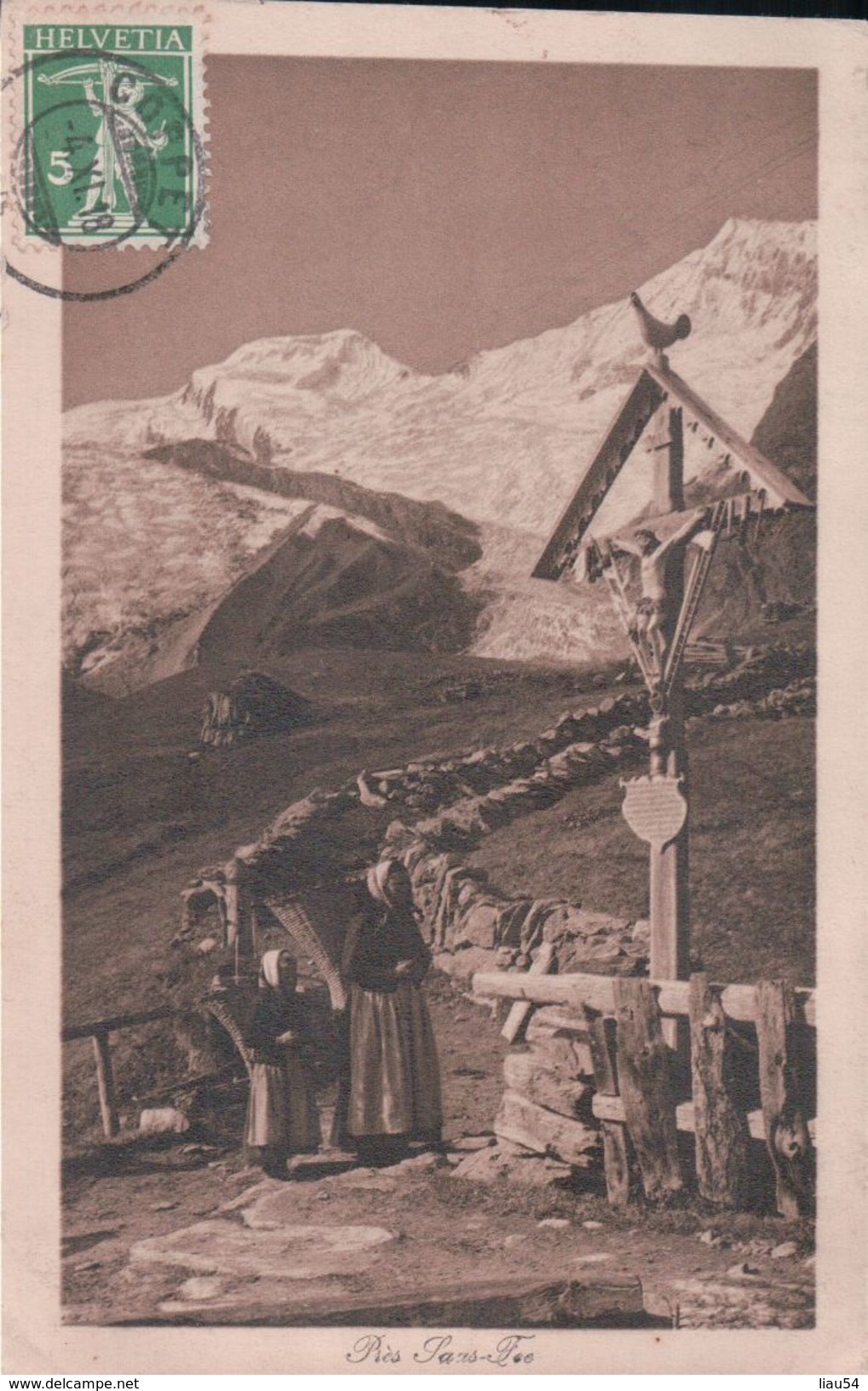 Près Saas-Fee (1918) - Saas-Fee