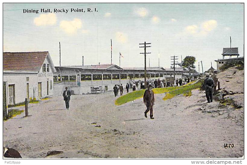 NORTH AMERICA - USA Etats Unis ( RI Rhode Island ) ROCKY POINT : Dining Hall - CPA Colorisée - - Other & Unclassified