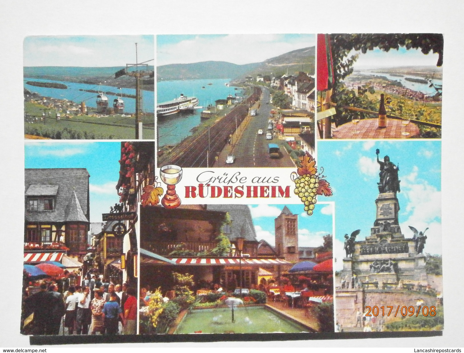 Postcard Grusse Aus Rudesheim PU 1985 My Ref B21846 - Greetings From...