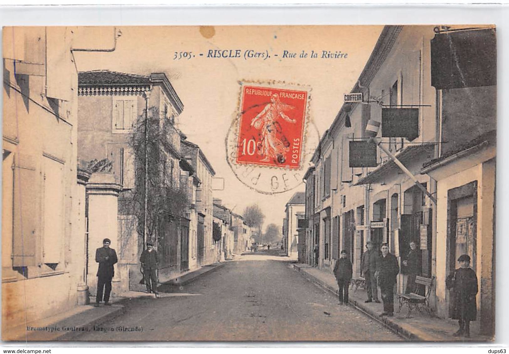 RISCLE - Rue De La Rivière - état - Riscle