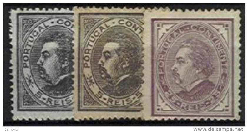 PORTUGAL, AF 52, 54: Yv 51/52, (*) MNG, F/VF, Cat. &euro; 150,00 - Neufs