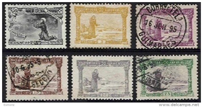 PORTUGAL, AF 111/16, Yv 109/14, */o M/U, F/VF, Cat. &euro; 70,00 - Ungebraucht