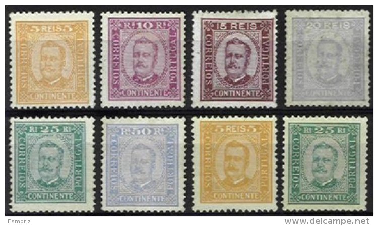 PORTUGAL, AF 68/71, 74/75: Yv 66/71, (*) MNG, Ave/Fine, Cat. &euro; 400,00 - Neufs