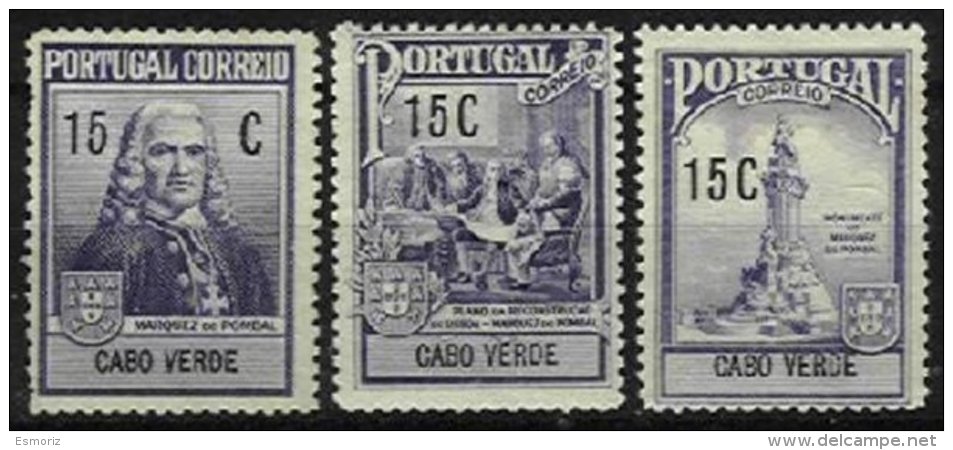 PORTUGAL, CAPE VERDE, AF 1/3, Yv 202/04, (*) MNG, F/VF, Cat. &euro; 3,00 - Cap Vert