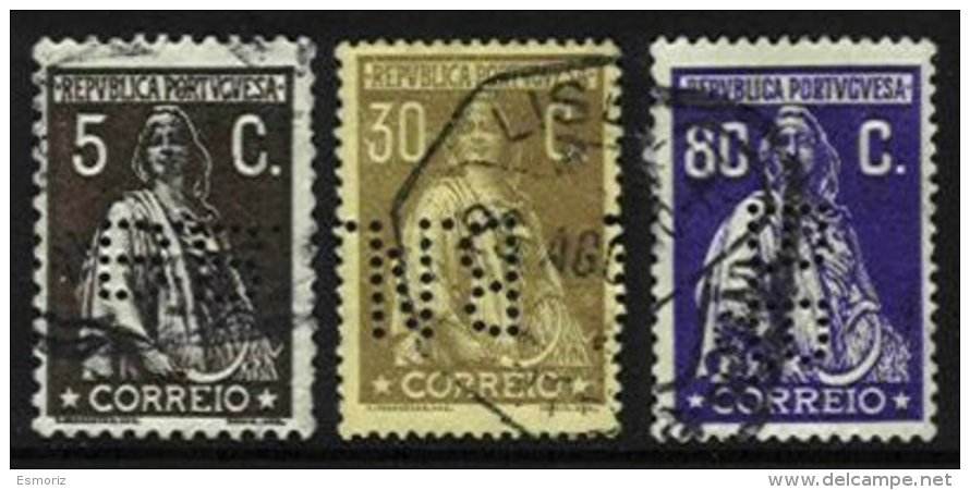 PORTUGAL, AF 227, 234, 410: Yv 219, 274, 428, Used, F/VF - Neufs