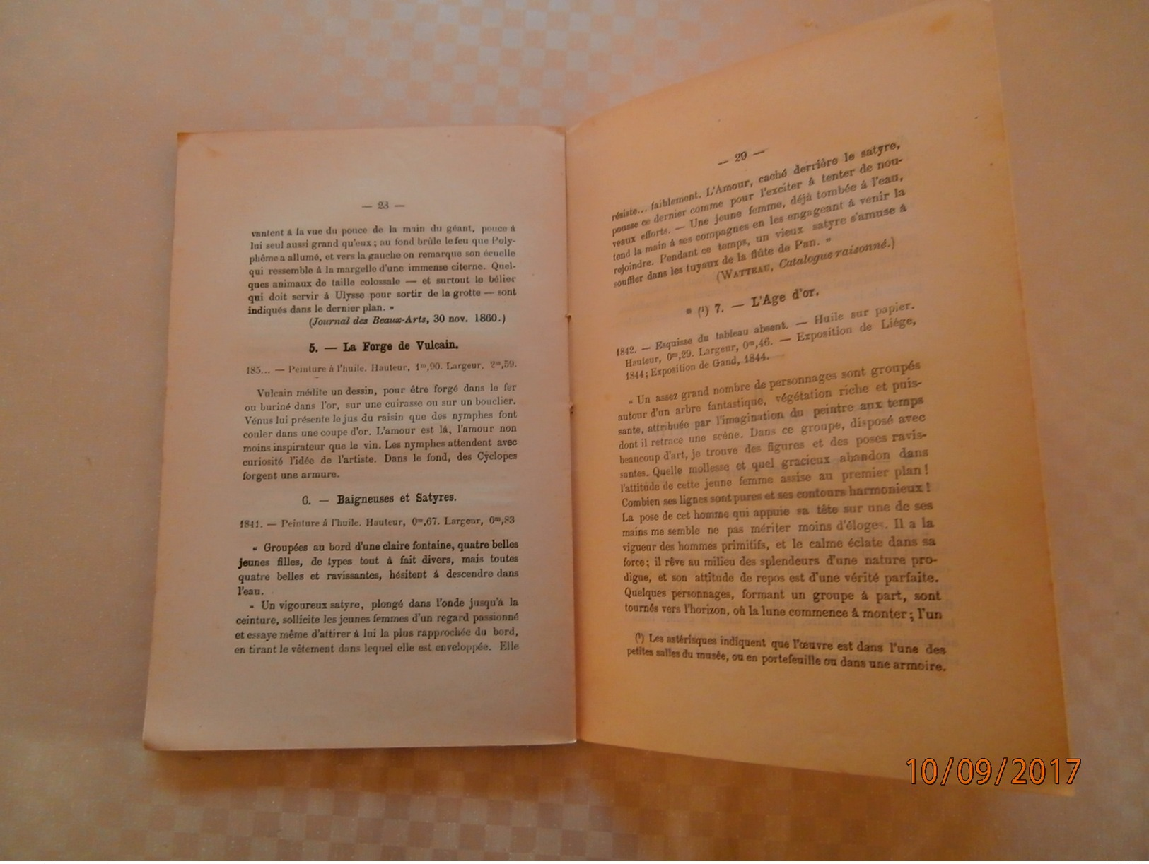 Catalogue Du Musée WIERTZ,(Bruxelles) Précédé D'une Note Biographique Par Emile De La Veleye, 1897 - Art