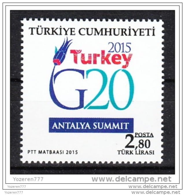 (4203) G20 SUMMIT ANTALYA STAMPS MNH** - Unused Stamps