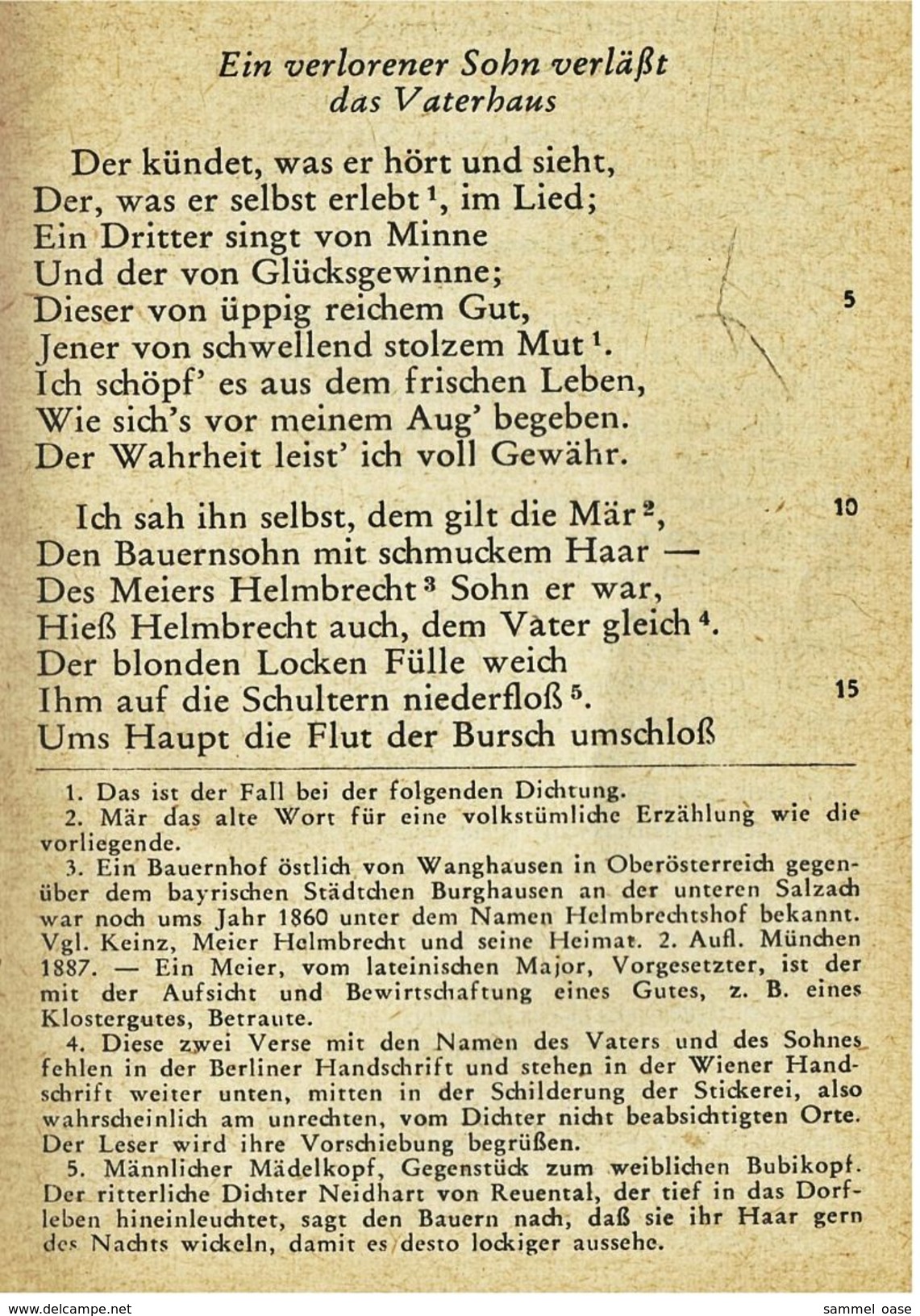 Reclam Heft  -  Meier Helmbrecht  -  Versnovelle Von Wernher Der Gärtner  - 1962 - Old Books