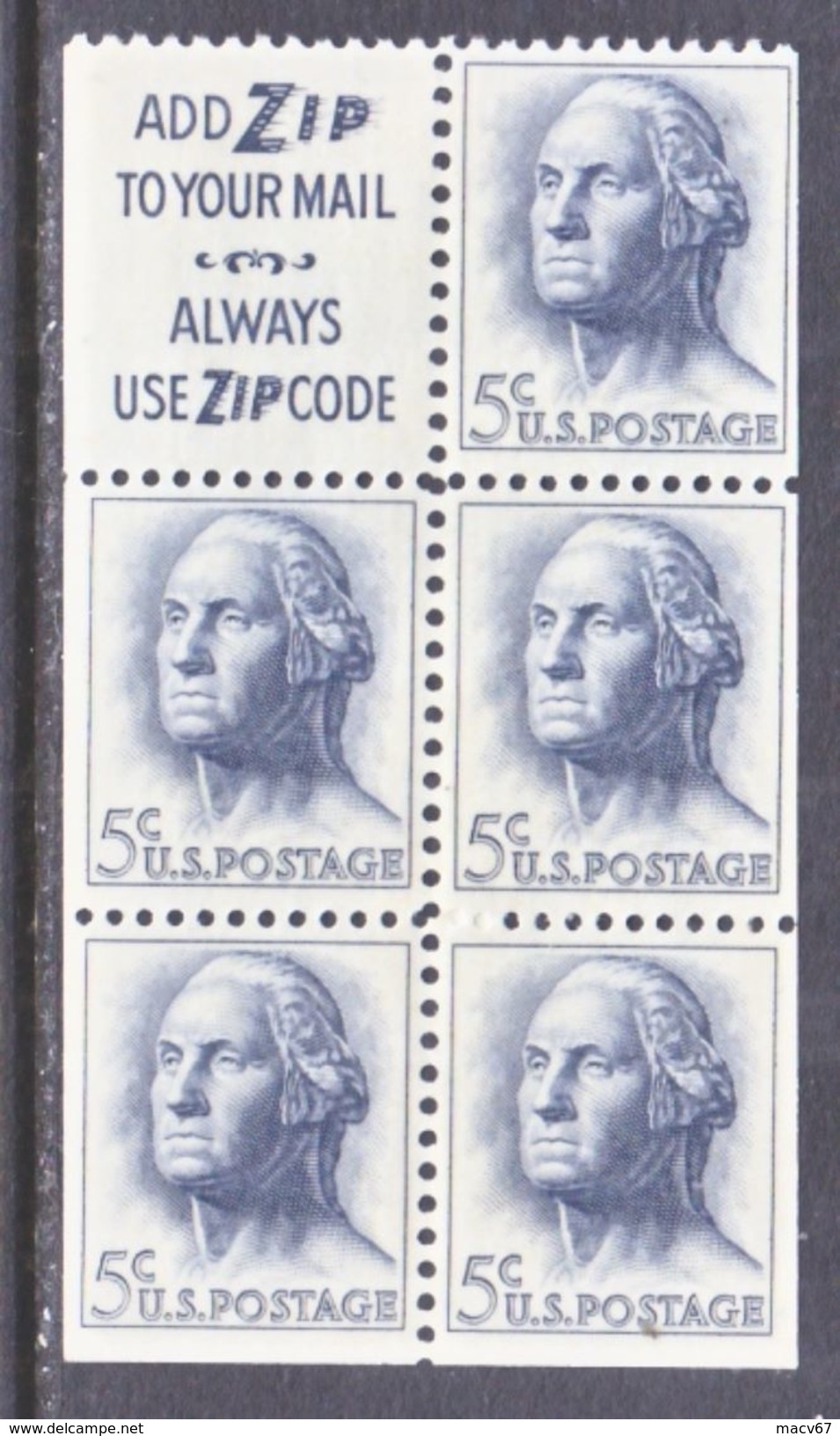 U.S. 1213 C   **    Zip Booklet Pane - 2. 1941-80