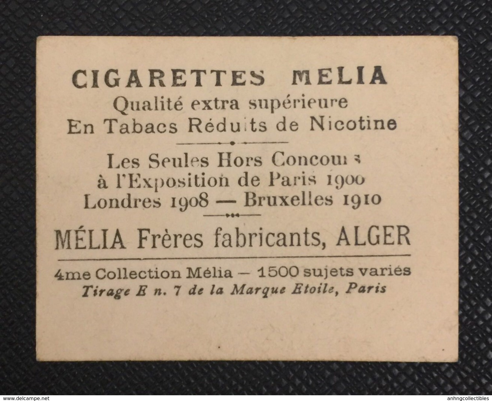 Indochine: Cigarettes, Tobacco, Vintage Advertising Label - Werbeartikel