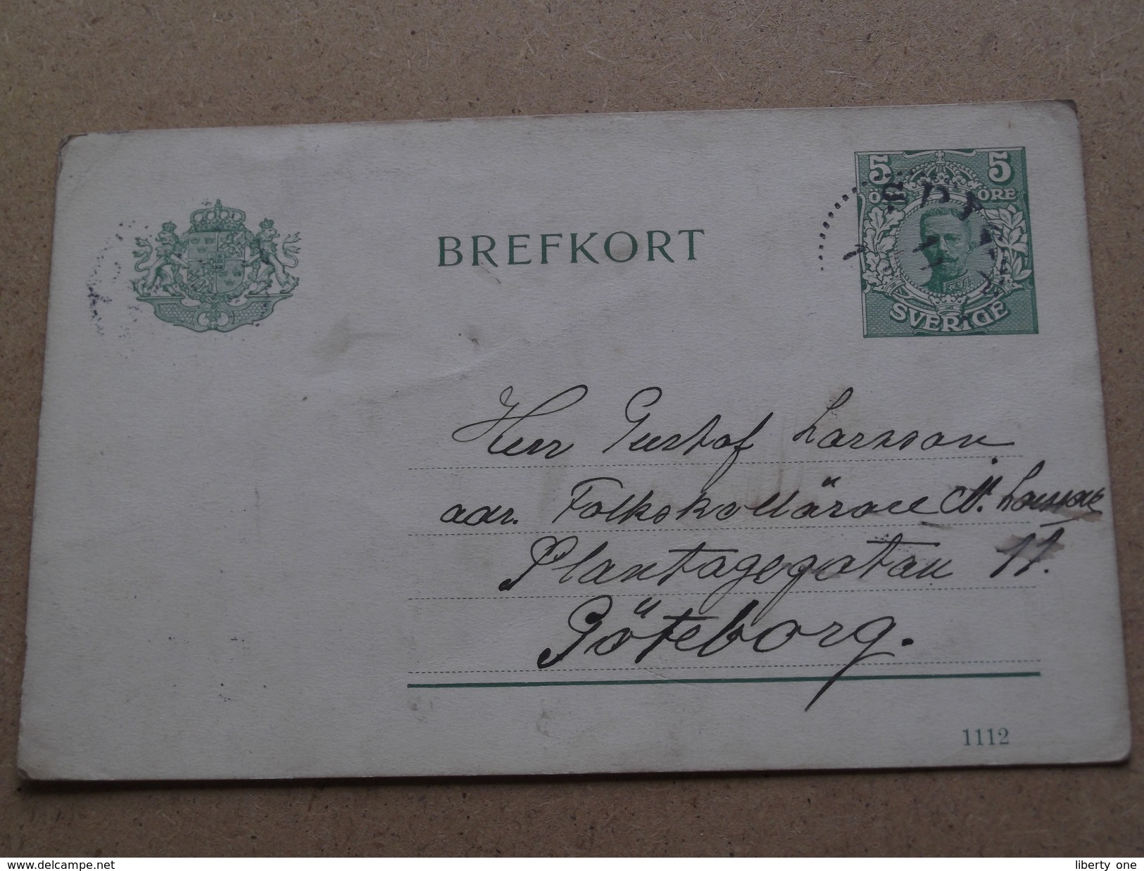 BREFKORT (1112) Anno 1914 ( Details : Zie Foto´s ) !! - Suède