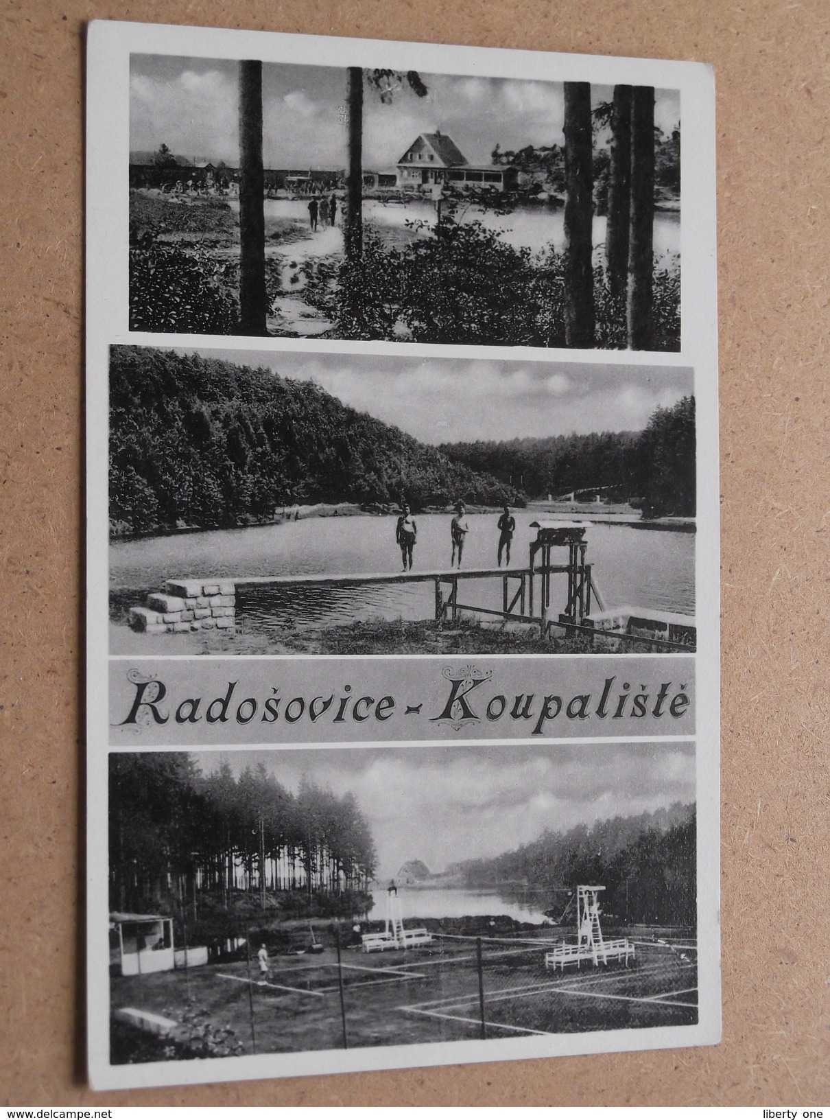 Radosovice - Koupaliste (1 A.K.V ) Anno 19?? ( Details : Zie Foto´s ) !! - Tchéquie