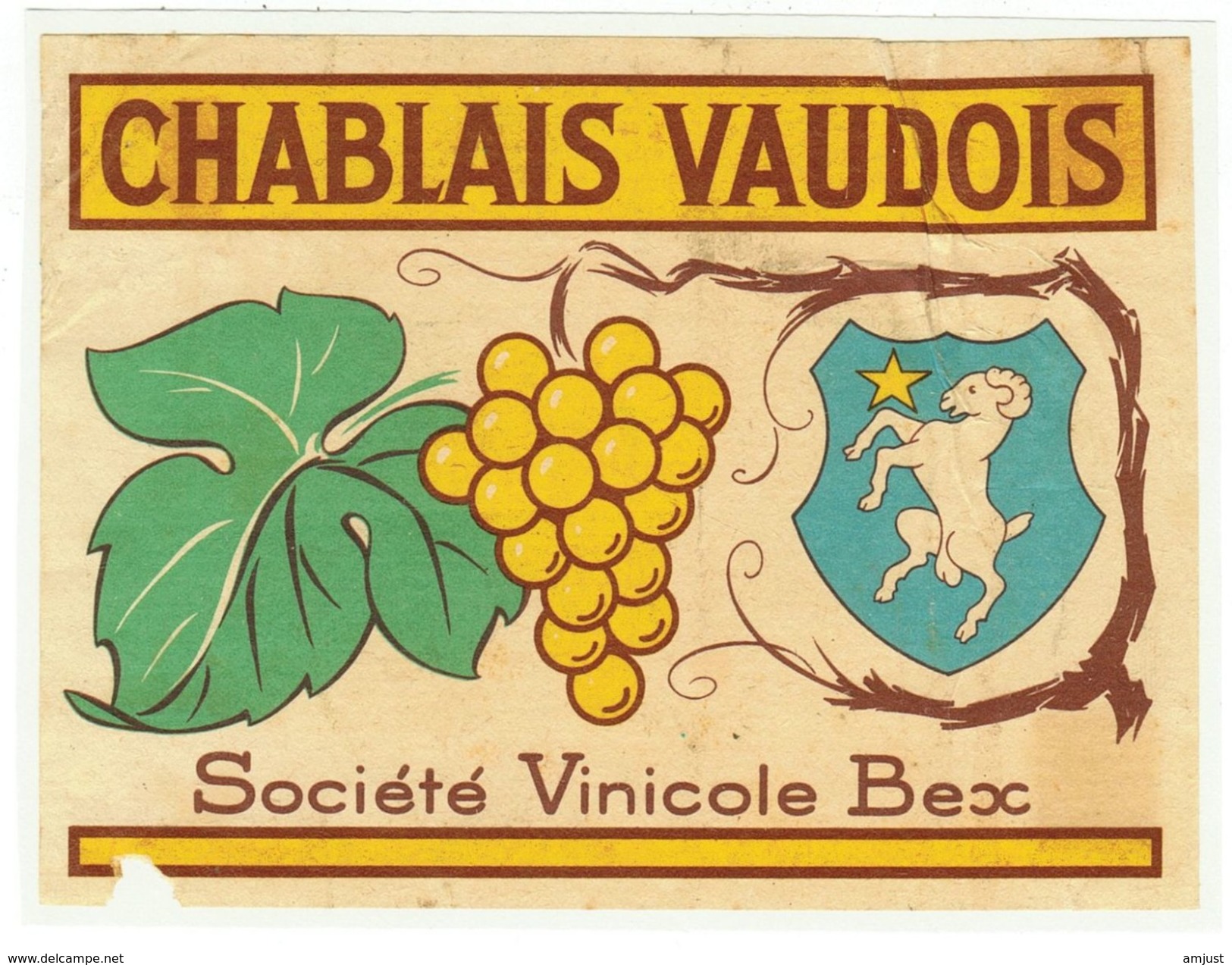 Rare // Chablais Vaudois, Société Vinicole De Bex, Vaud // Suisse - Autres & Non Classés