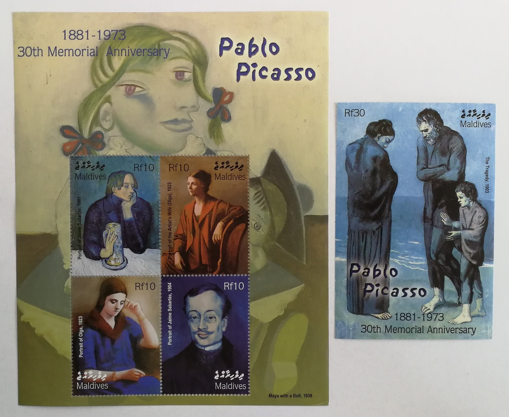 Maldives 2003** Klb.4176-79 + Bl.547. Picasso [12I;61] - Picasso