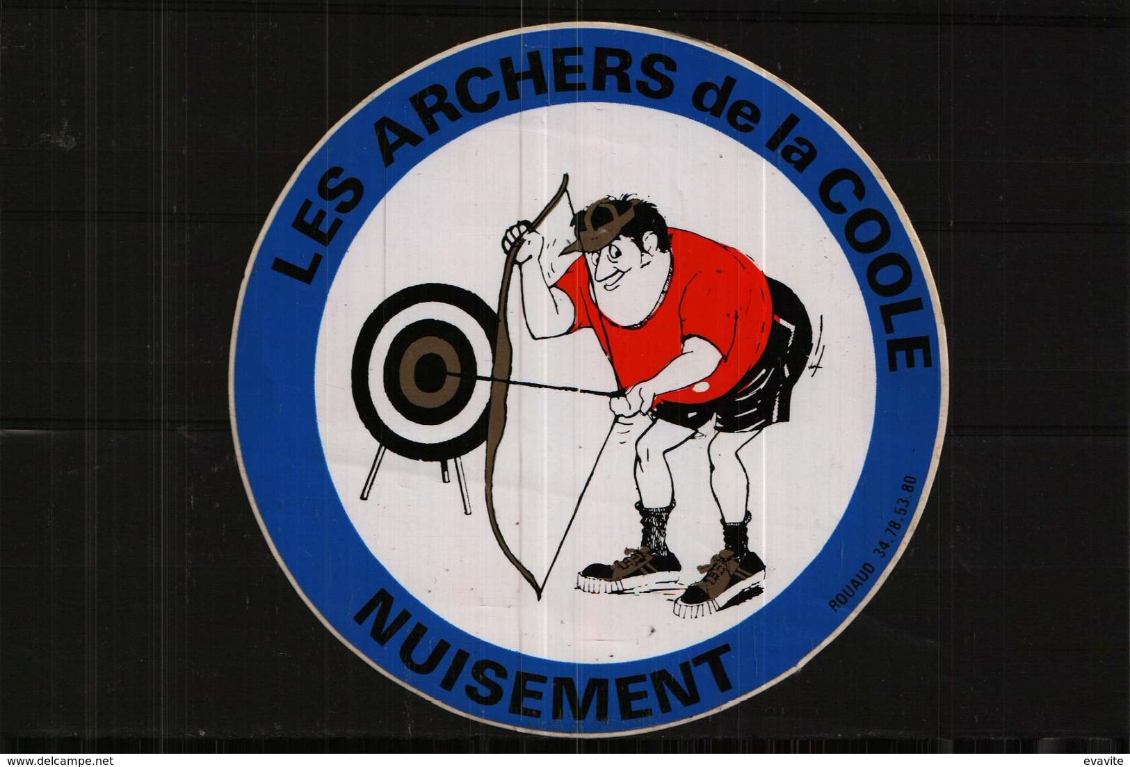 Autocollant  -   NUISEMENT-sur-COOLE  -  Les ARCHERS De La COOLE - Autocollants