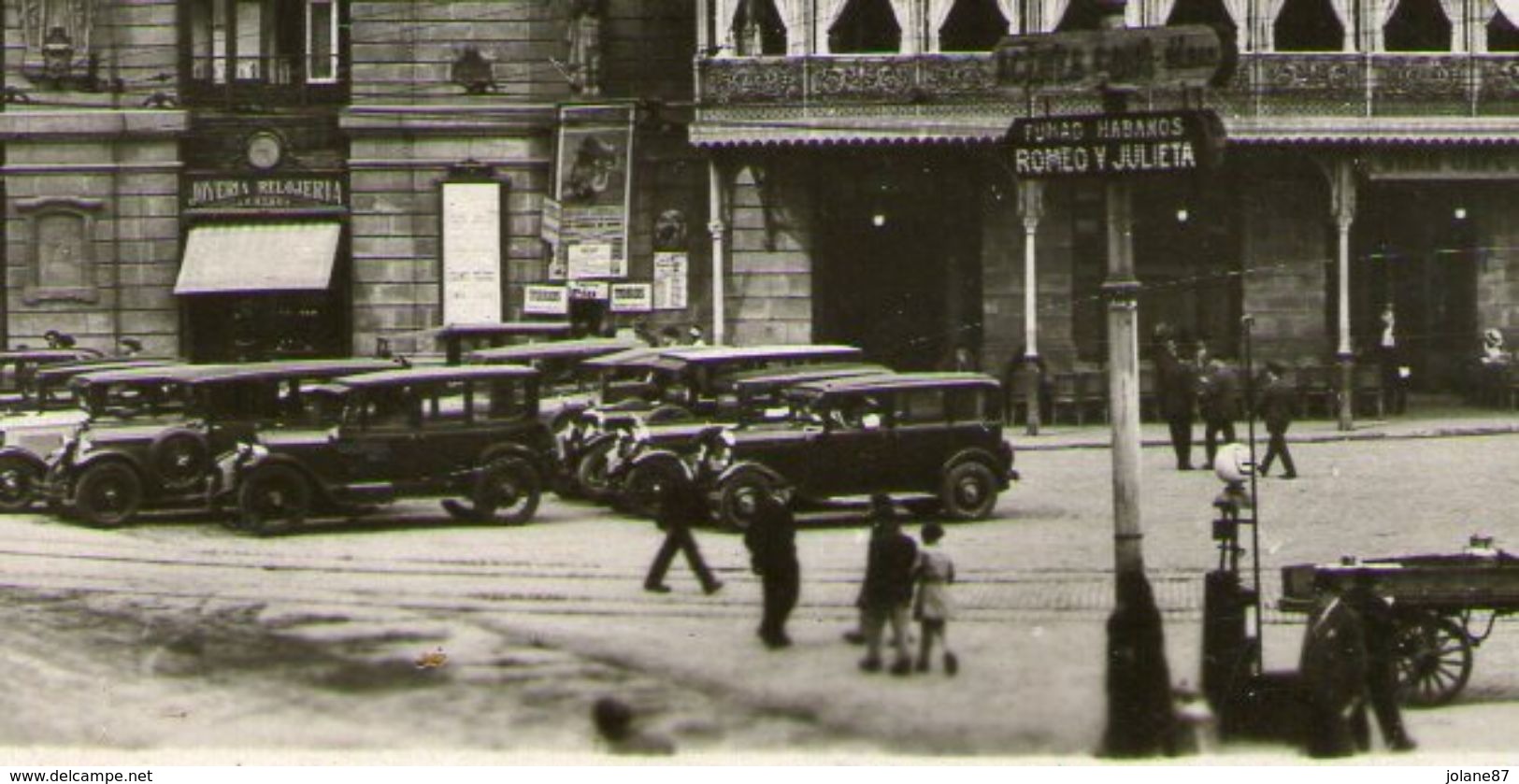 CPA   BILBAO       1935      TEATRO ARRIAGA     VIEILLES VOITURES - Vizcaya (Bilbao)