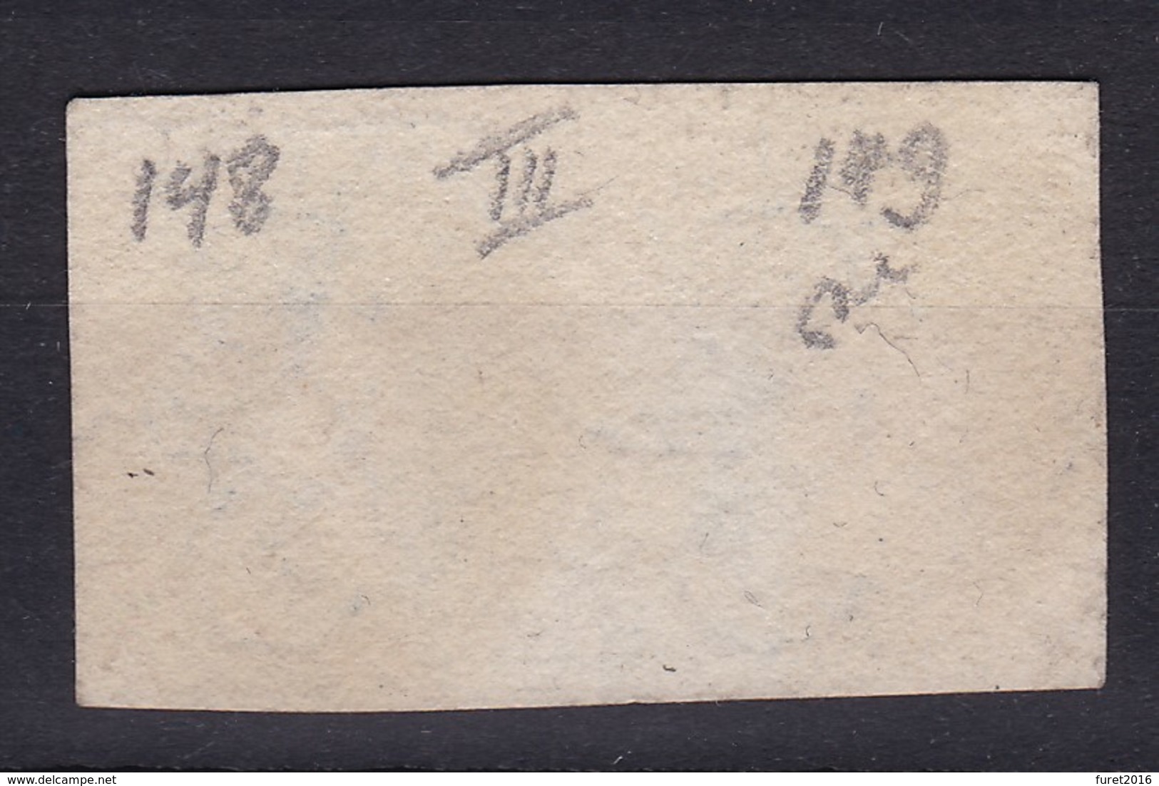 N° 7 Paire Margée ( Pli Ds Bas  ) Planche III Positions 148 Et 149 - 1851-1857 Medaglioni (6/8)