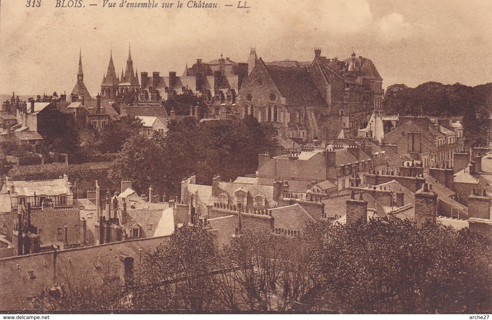 CPA - 41 - BLOIS - Vue D'ensemble Sur Le Château - 313 - Blois