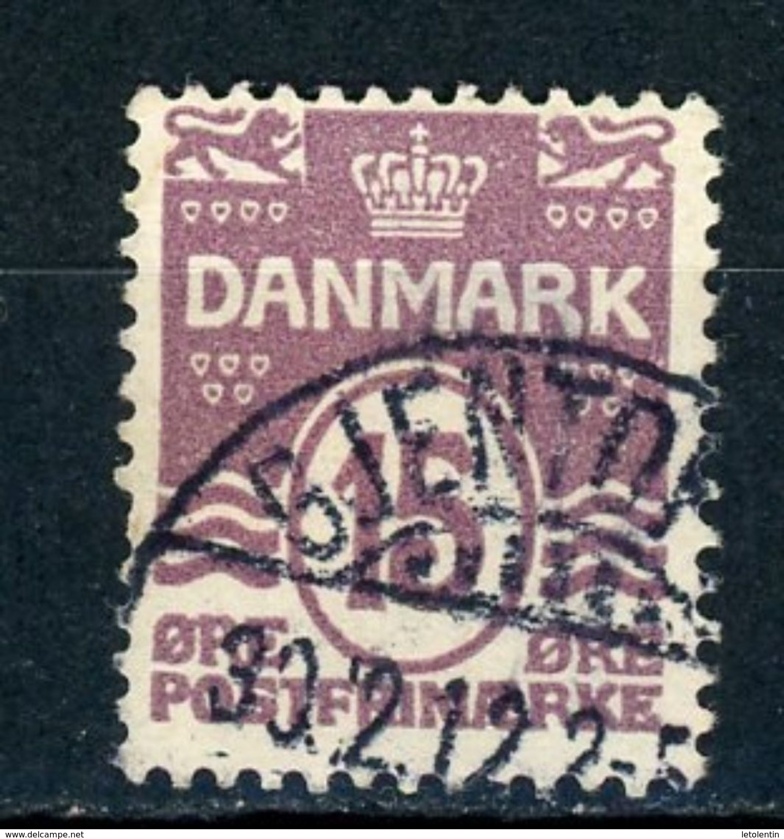 DANEMARK : DIVERS N° Yvert 52 Obli. Dent 12,5 - Gebraucht