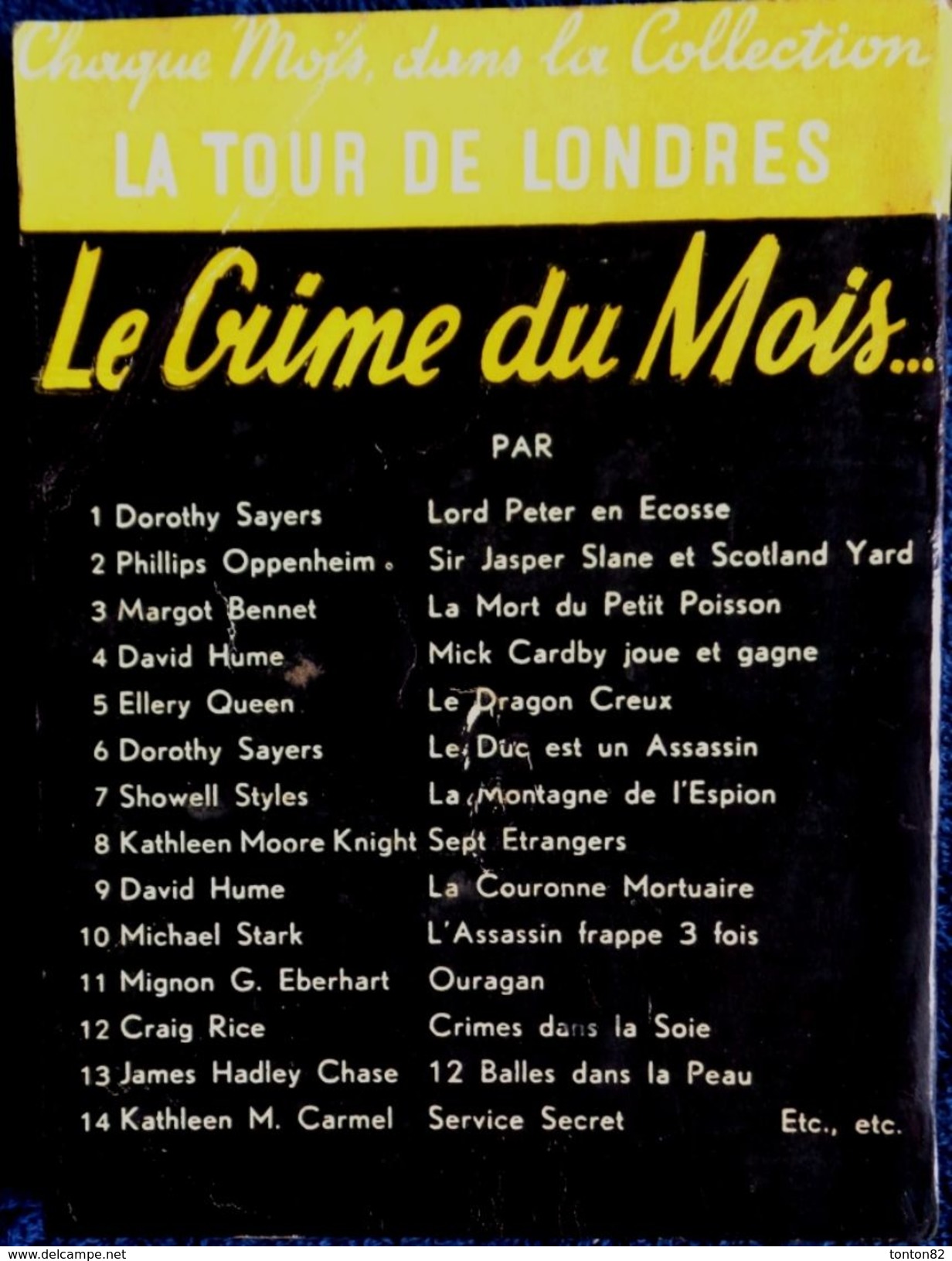 La Tour De Londres N° 15 - Le Journaliste Est Mort - Paul Capron -  ( 1948 ) . - Livre Plastic - La Tour De Londres