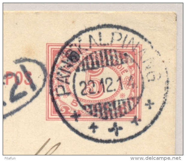 Nederlands Indië - 1914 - 5 Cent Briefkaart Van KB PANGKALPINANG Naar Gouda / Nederland - Nederlands-Indië