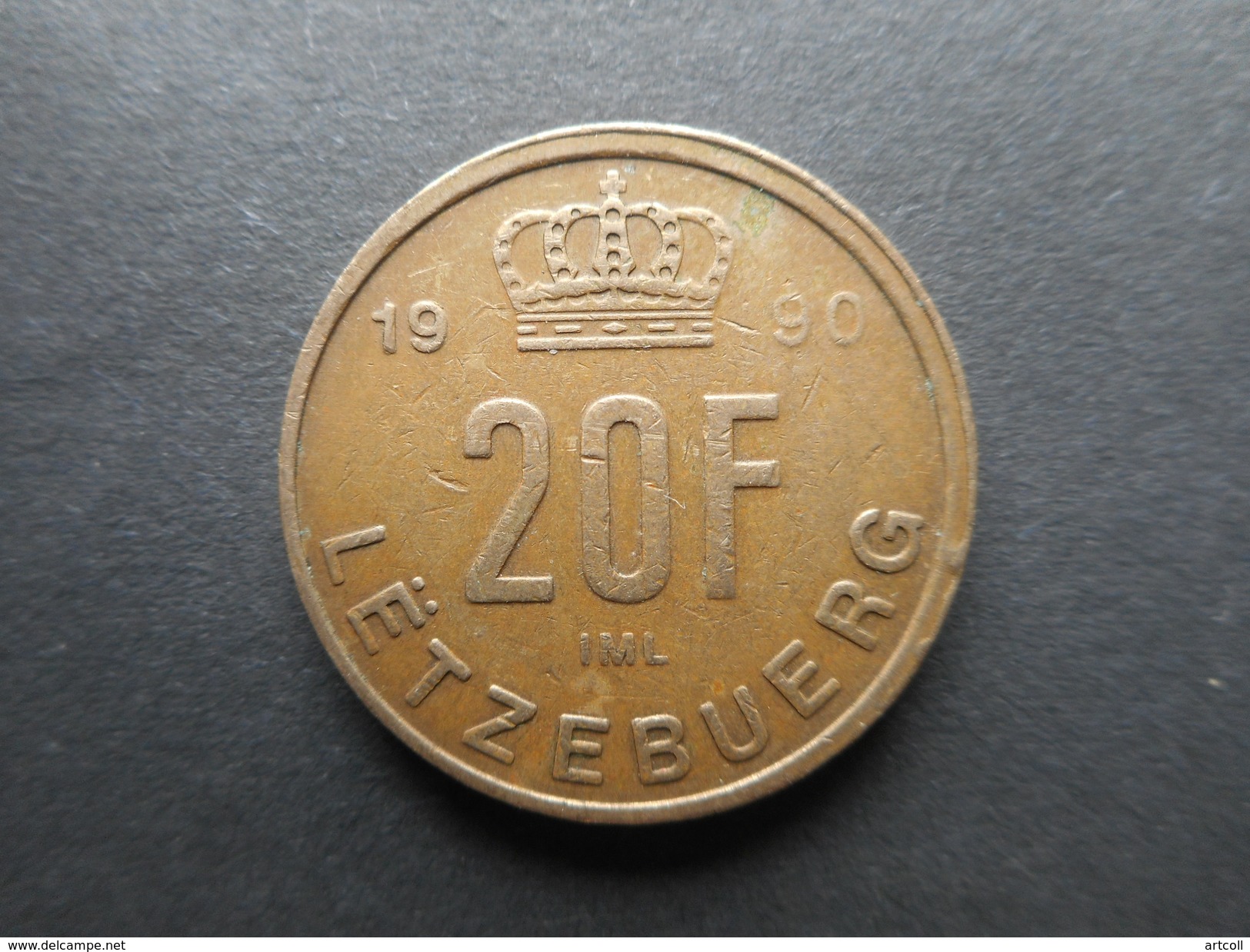 Luxembourg 20 Francs 1990 - Luxembourg