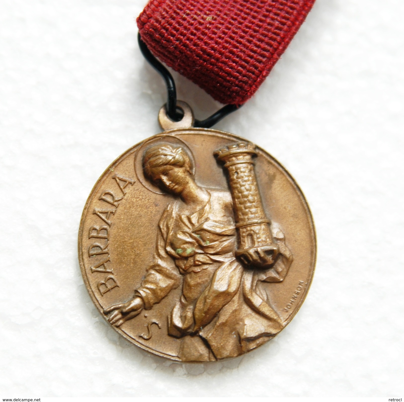 Medaglia Epoca Fascista - ASSOCIAZIONE ARMA DEL GENIO - SANTA BARBARA - Italie