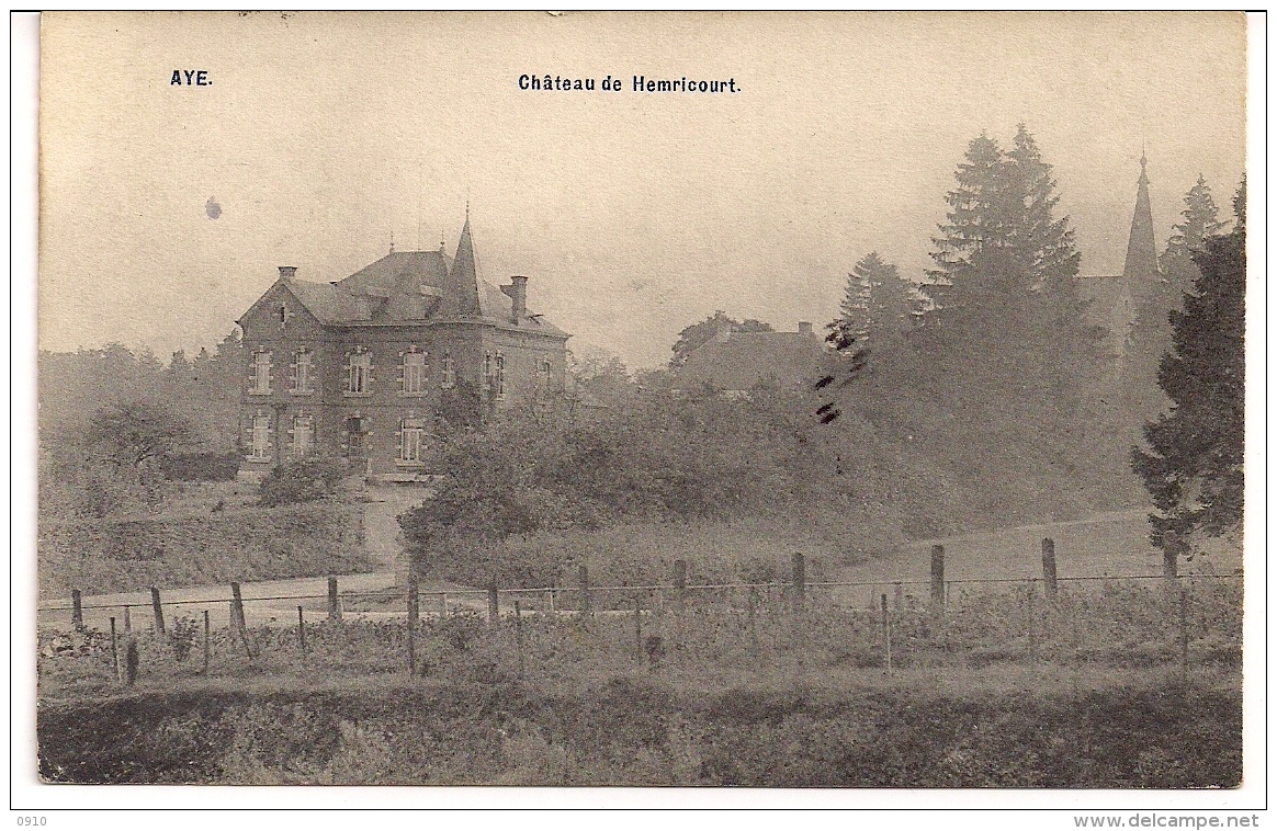 AYE-MARCHE EN FAMENNE " CHATEAU DE HEMRICOURT" - Marche-en-Famenne