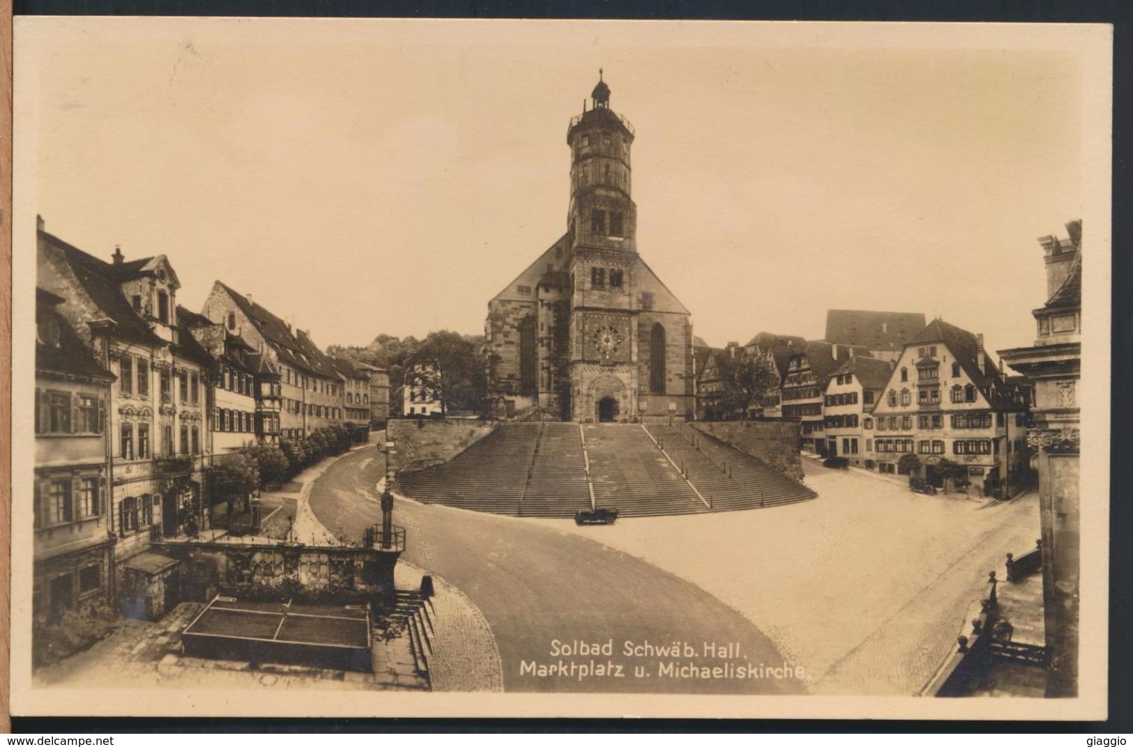 °°° 6886 - GERMANY - SOLBAD SCHWABISCH HALL - MARKTPLATZ U. MICHAELISKIRCHE °°° - Schwaebisch Hall