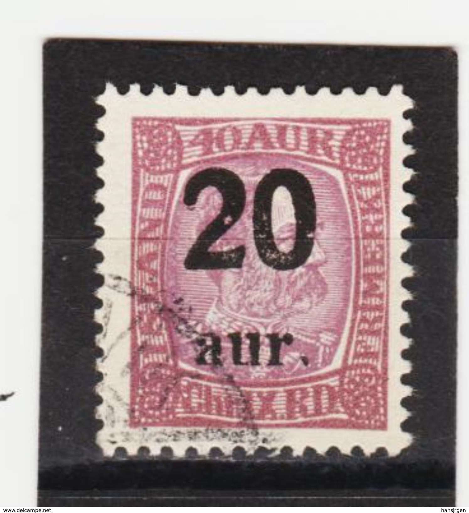 MAG1380  ISLAND 1921  Michl 107 Used / Gestempelt  ZÄHNUNG Siehe ABBILDUNG - Gebraucht