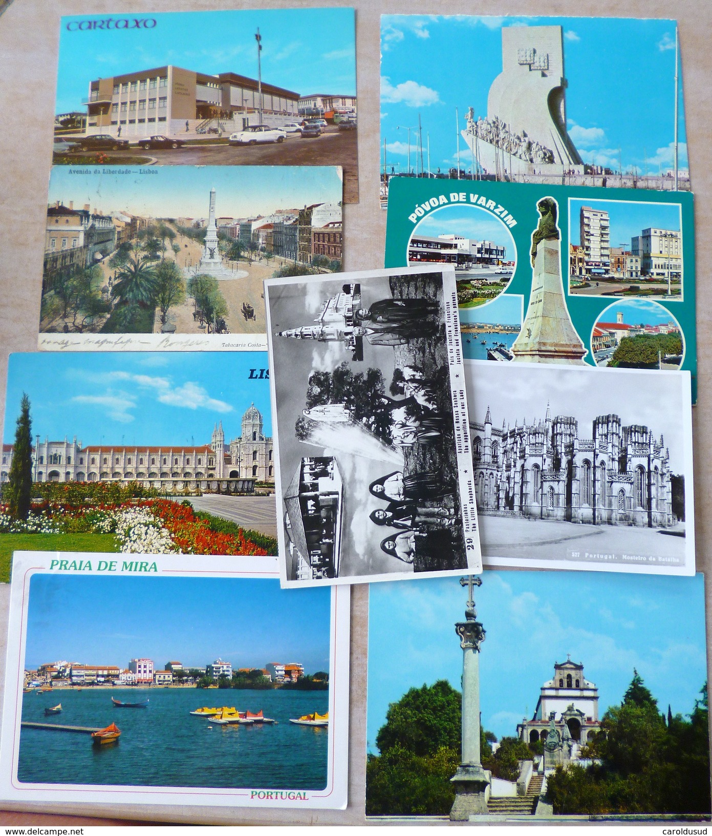 Cp Lot +-18 Cp Portugal Lisbonne Batalha Couvent Cristo Cartaxo Litho Divers Voir Photos - Colecciones Y Lotes