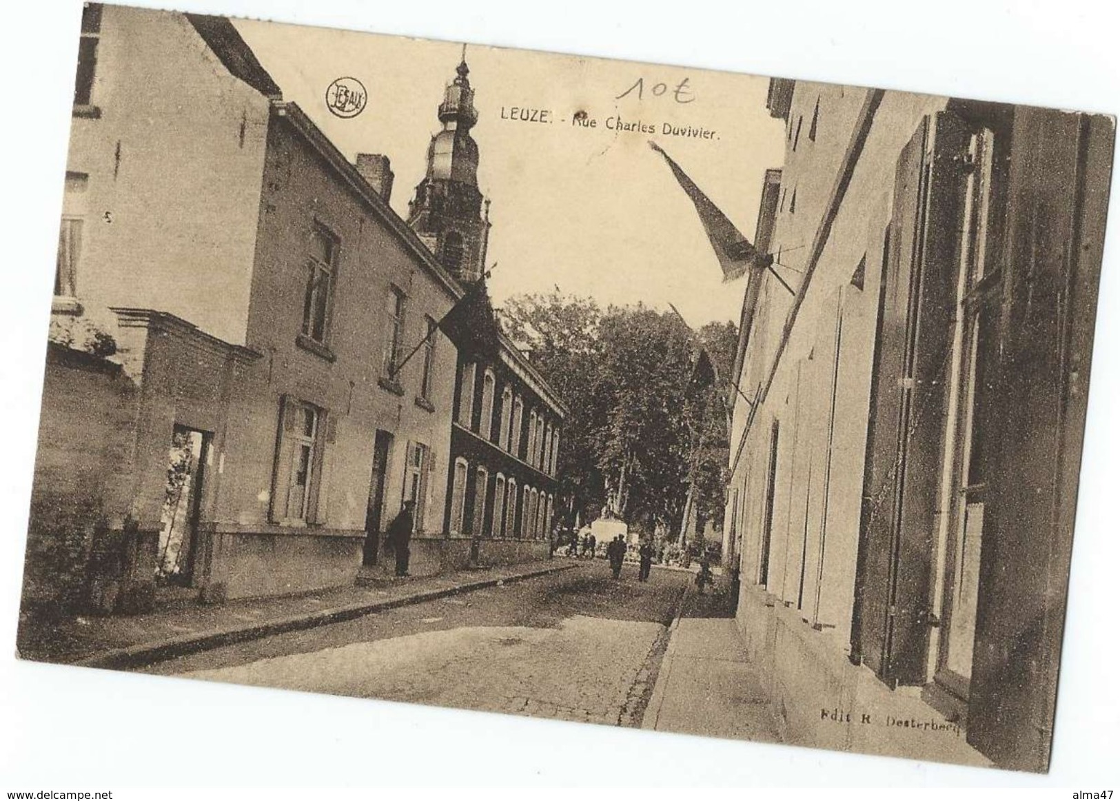 Leuze - Rue Charles Duvivier - Edit. Desaix - écrite Vers 1930 - Eghezée