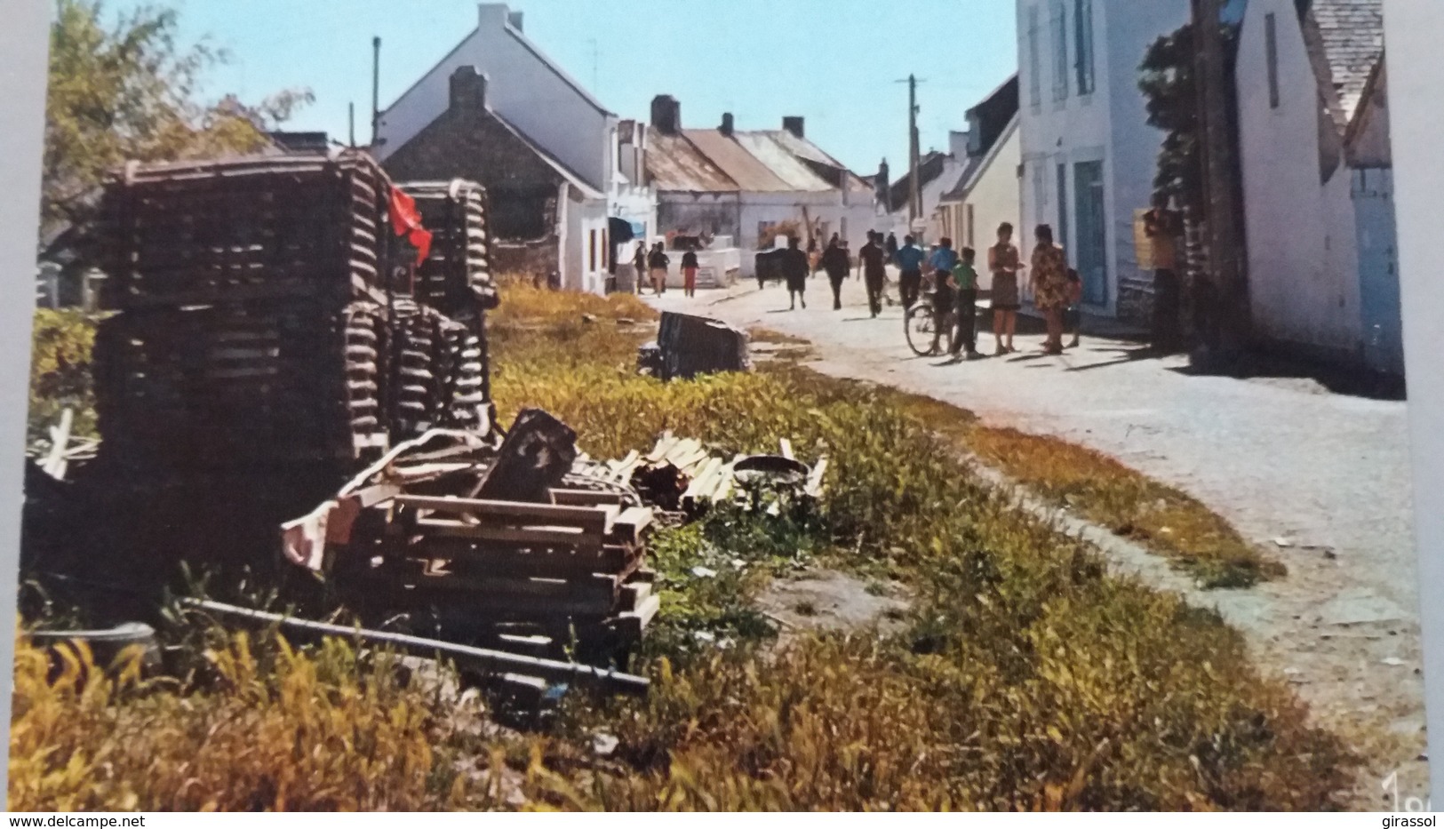 CPSM ILE D HOUAT MORBIHAN LE BOURG ED JOS - Otros & Sin Clasificación