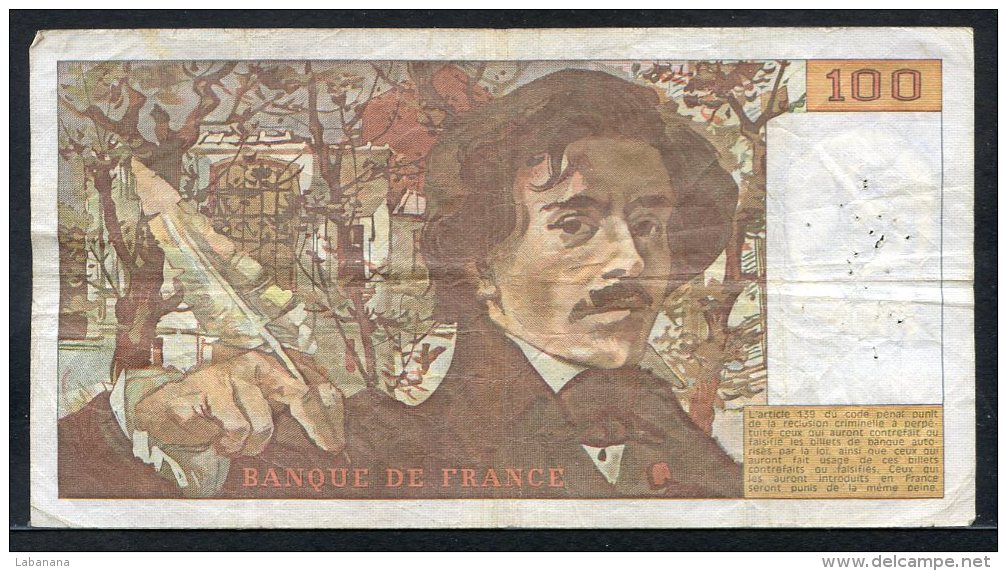 250-France Billet De 100 Francs 1980 K25 - 100 F 1978-1995 ''Delacroix''